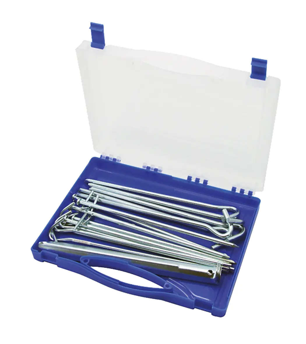 Happy People Campingbox mit Zeltnägeln blau Happy People Campingbox mit Zeltnägeln blau