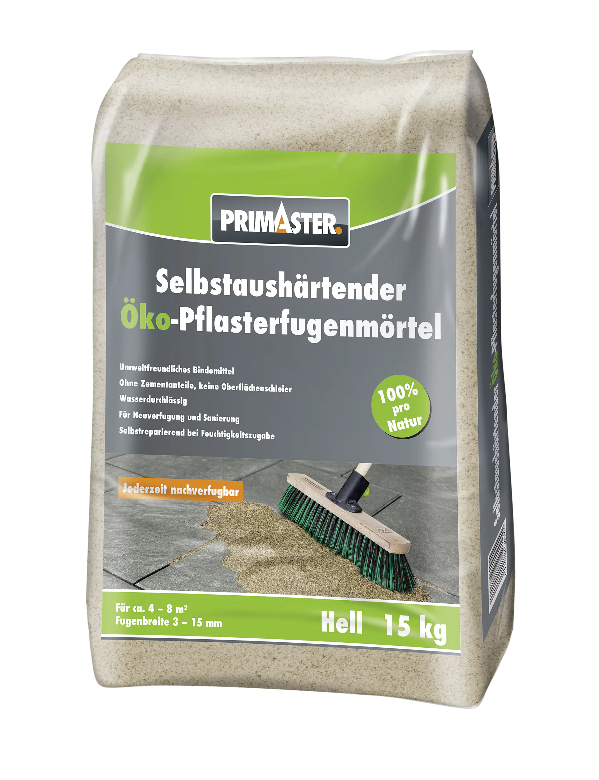 Primaster Pflasterfugenmörtel Öko selbstaushärtend 15 kg hell Primaster Pflasterfugenmörtel Öko selbstaushärtend 15 kg hell