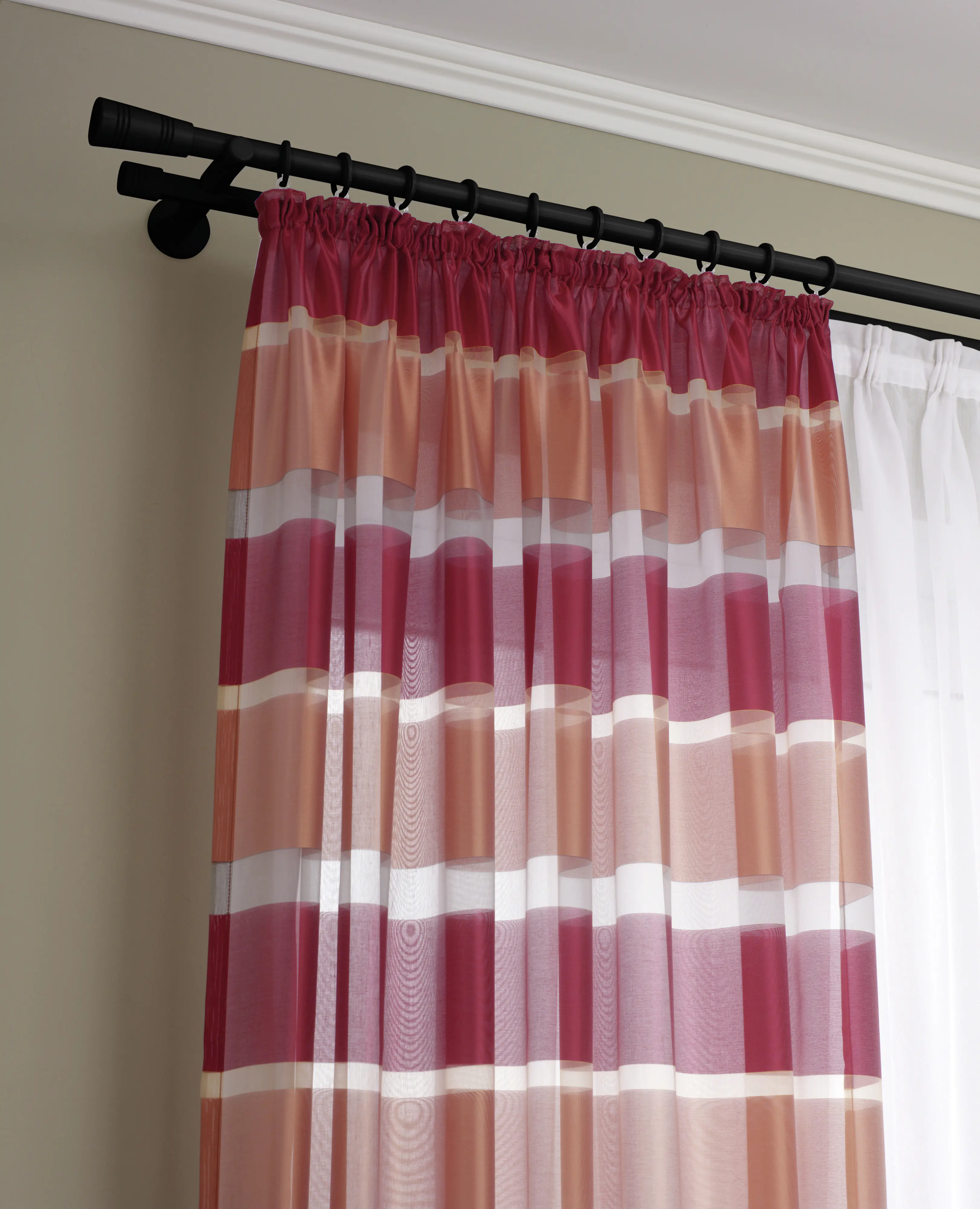 Gardinia Endstück für Gardinenstange Chicago Apollo für Ø 20 mm schwarz-matt