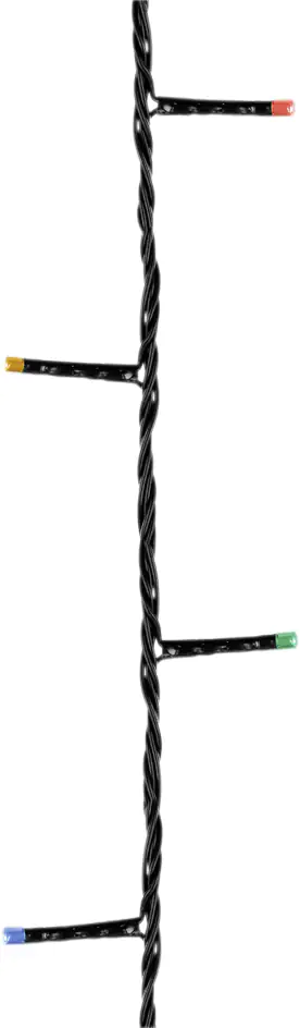 Kaemingk LED Lichterkette Basic twinkle Timer 40 LED bunt