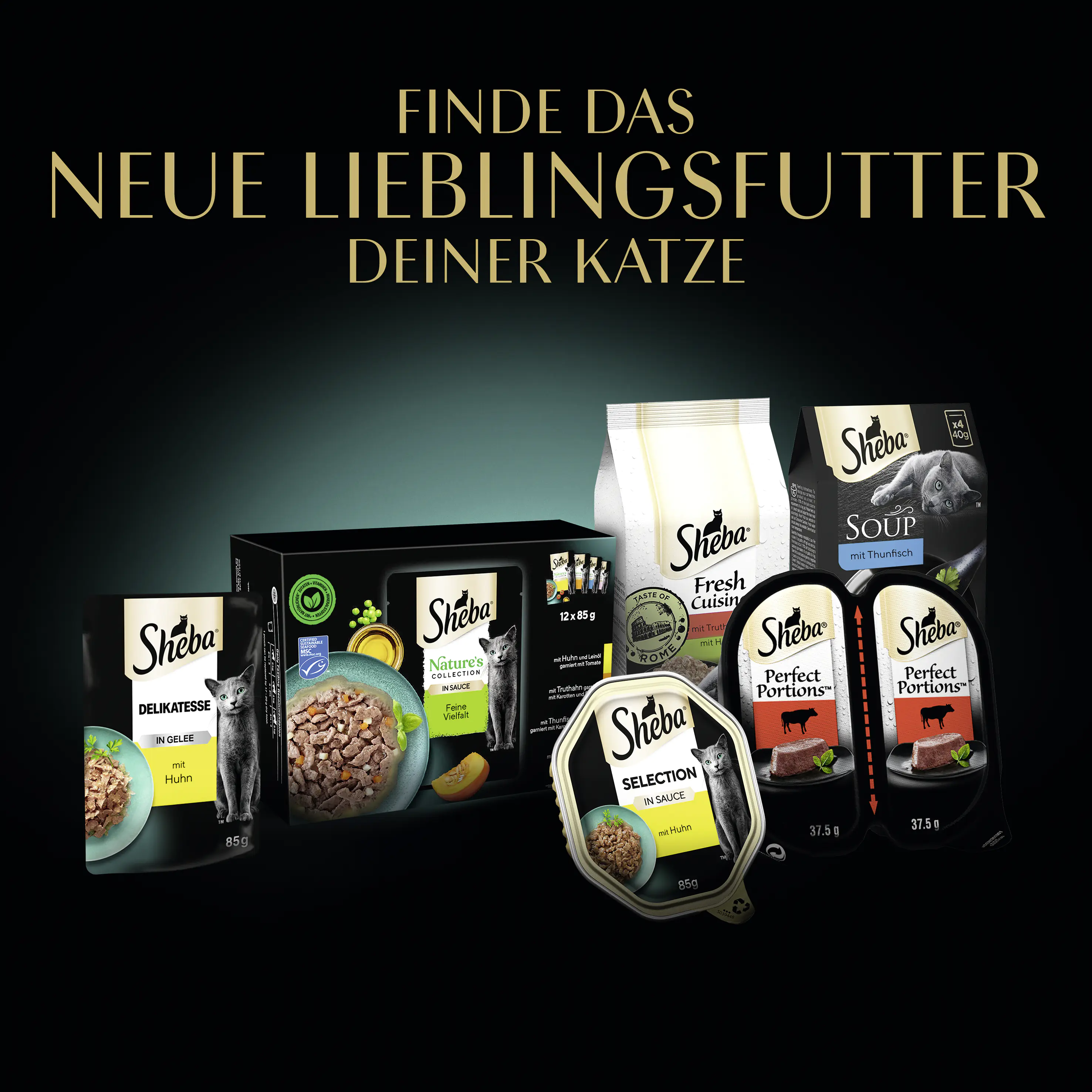 Sheba Filets Weißfisch Katzenfutter 60g Sheba Filets Weißfisch Katzenfutter 60g