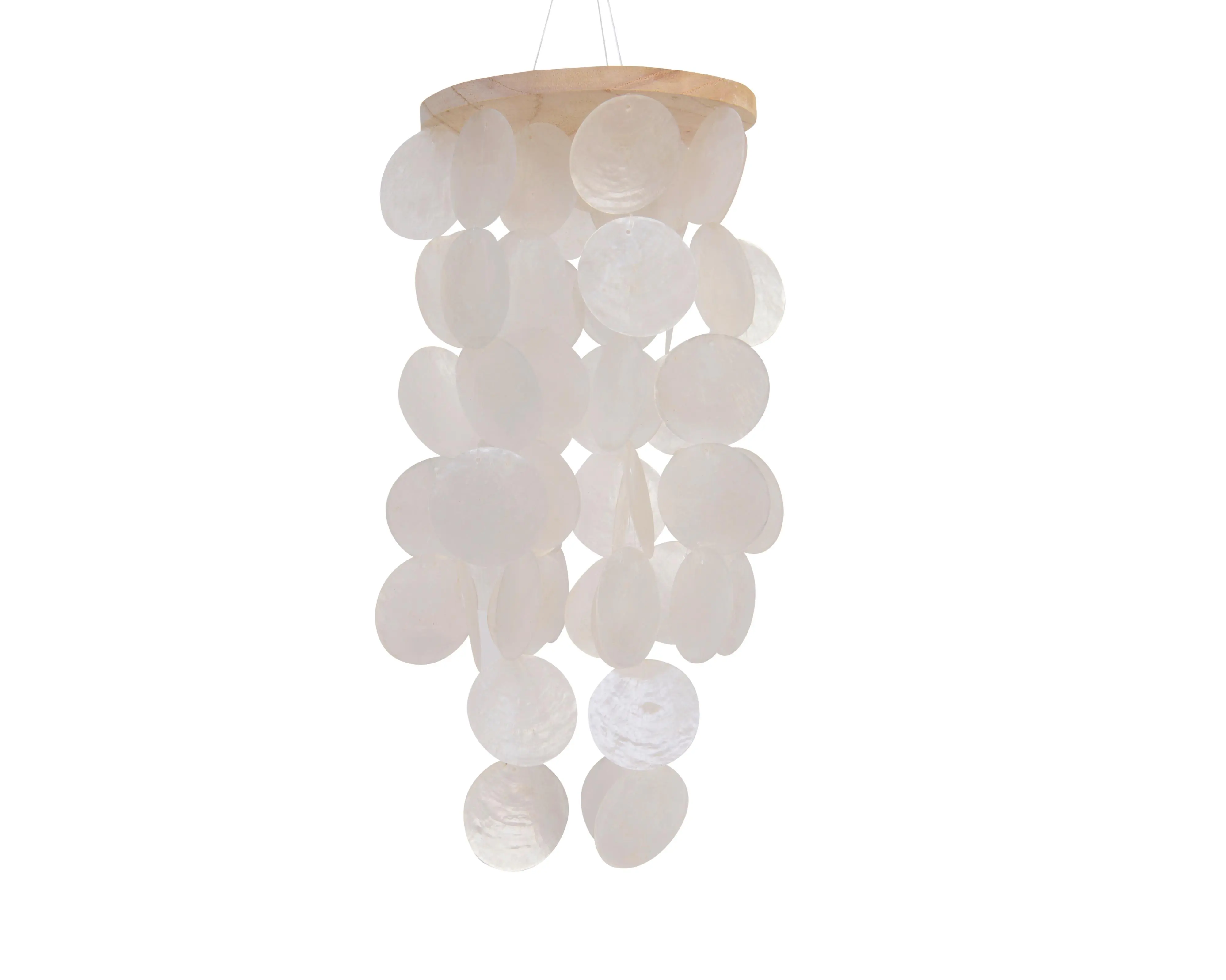 Kaemingk Deko-Anhänger Windspiel Capiz 36 cm