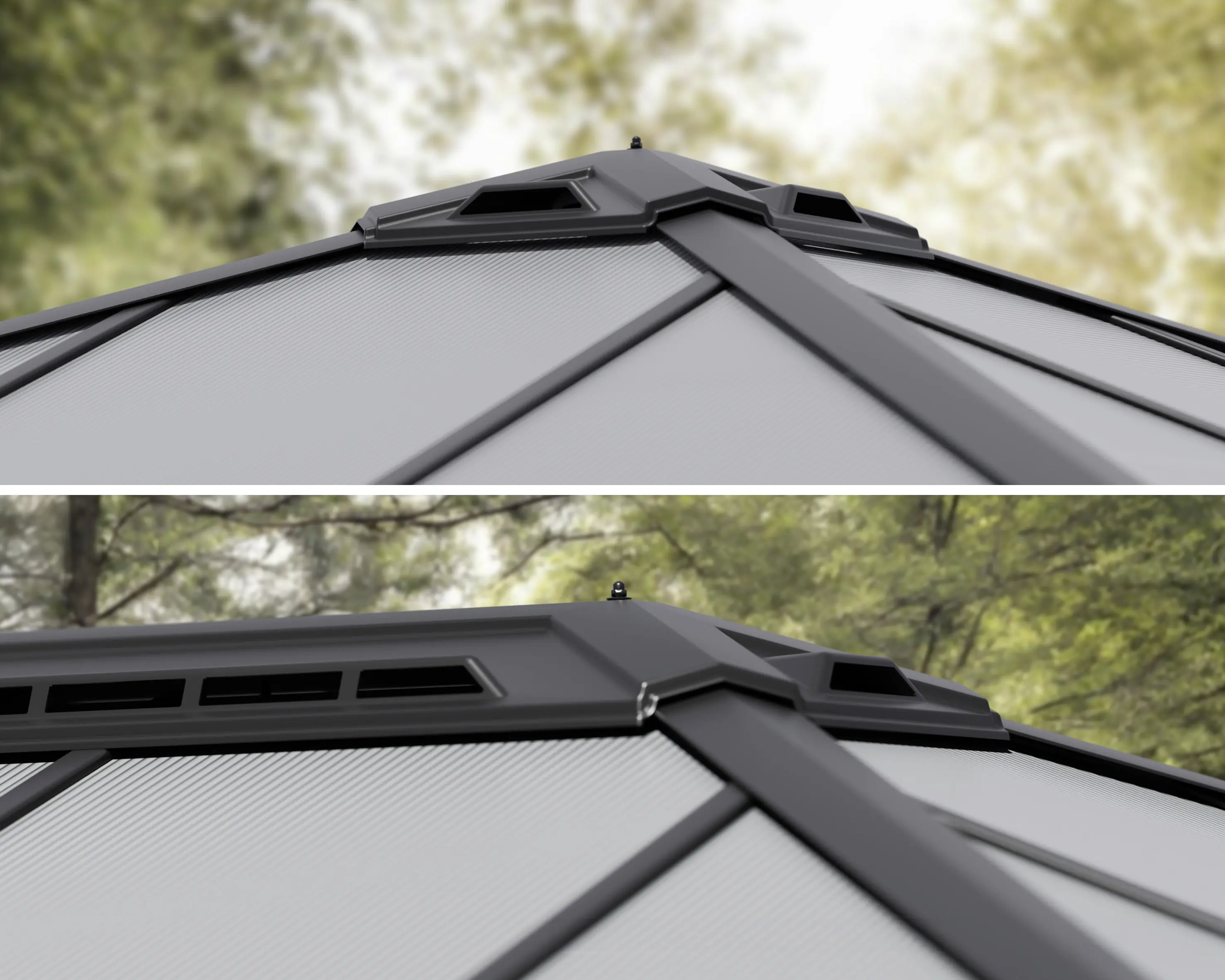 Canopia Carport Colorado 14x14  Grau Alu 426 x 425 cm Canopia Carport Colorado 14x14  Grau Alu 426 x 425 cm