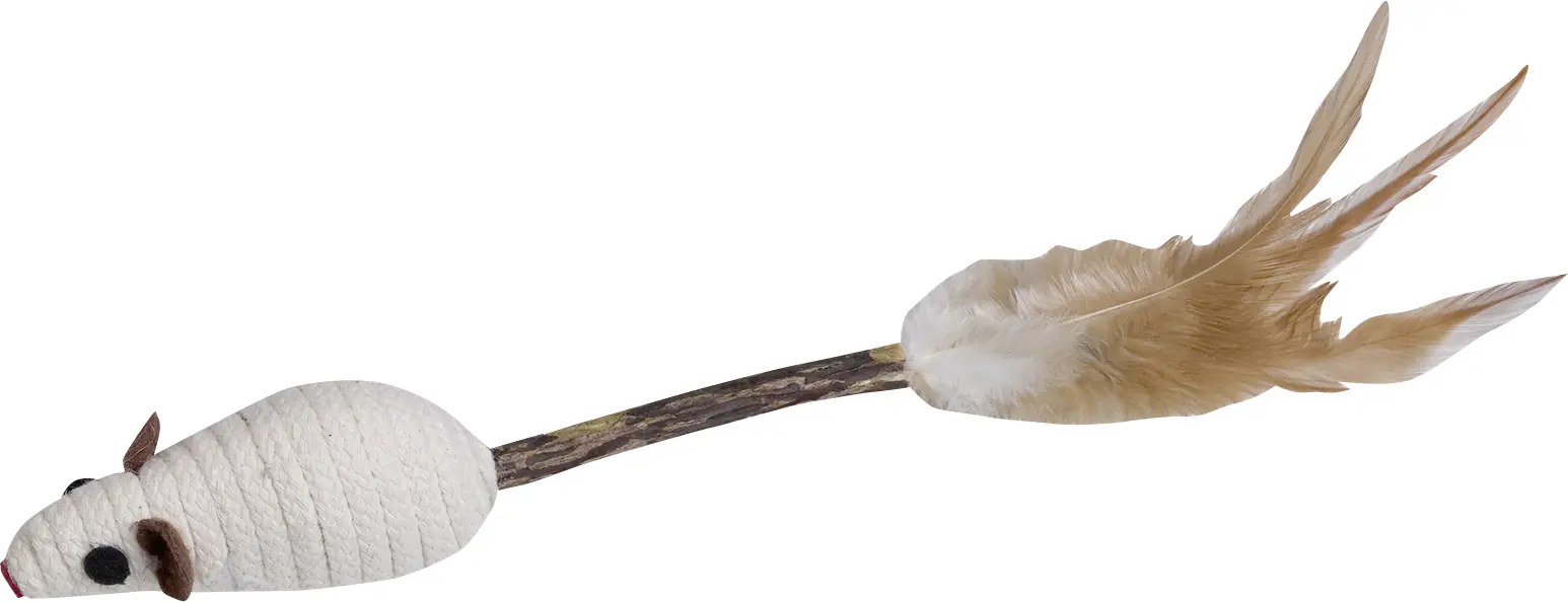 Nobby Matatabi Stick mit Rasselmaus 14 cm