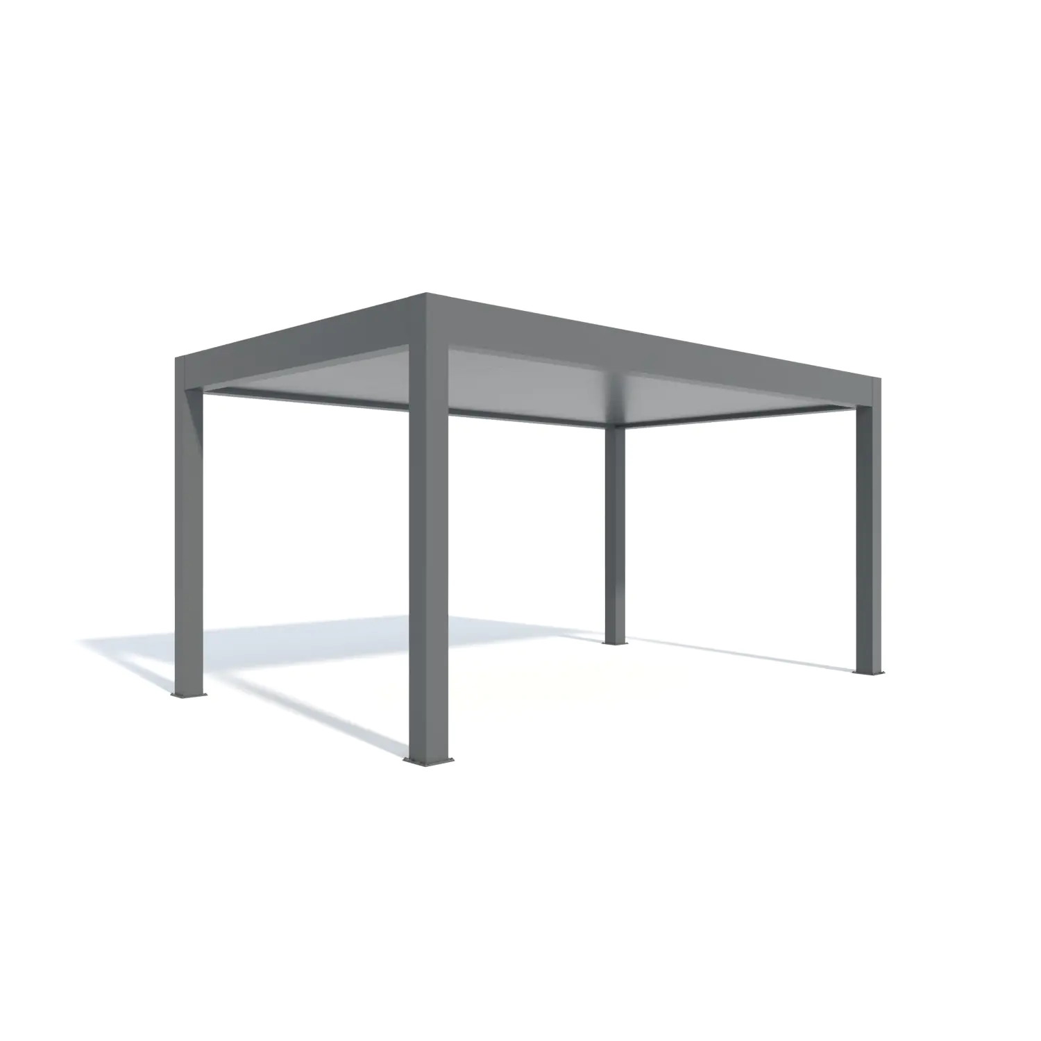 Carport Grandlux 400 x 600 cm grau