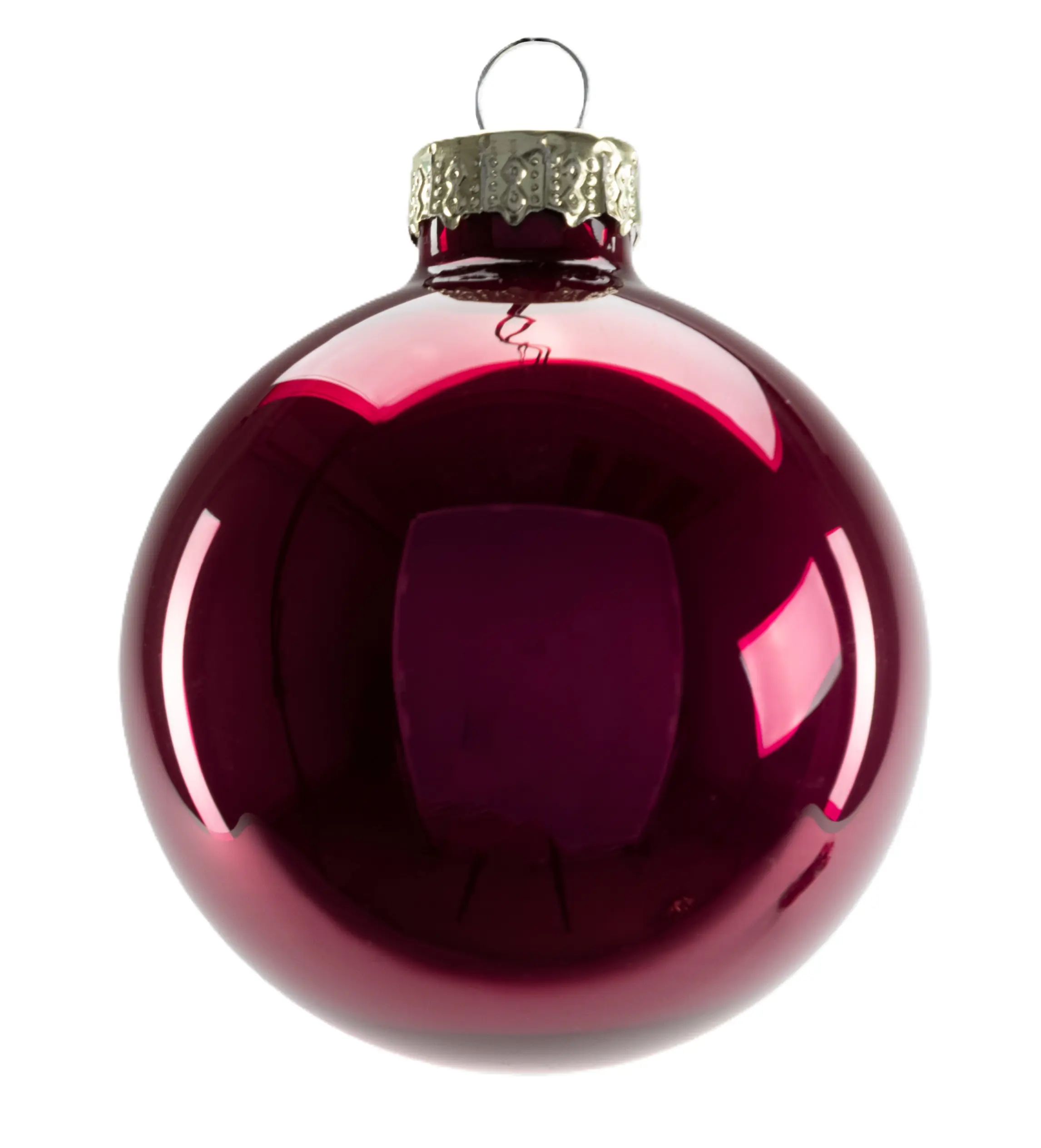 TrendLine Weihnachtskugeln aus Glas Ø 8 cm magnolienrosa 6 Stück