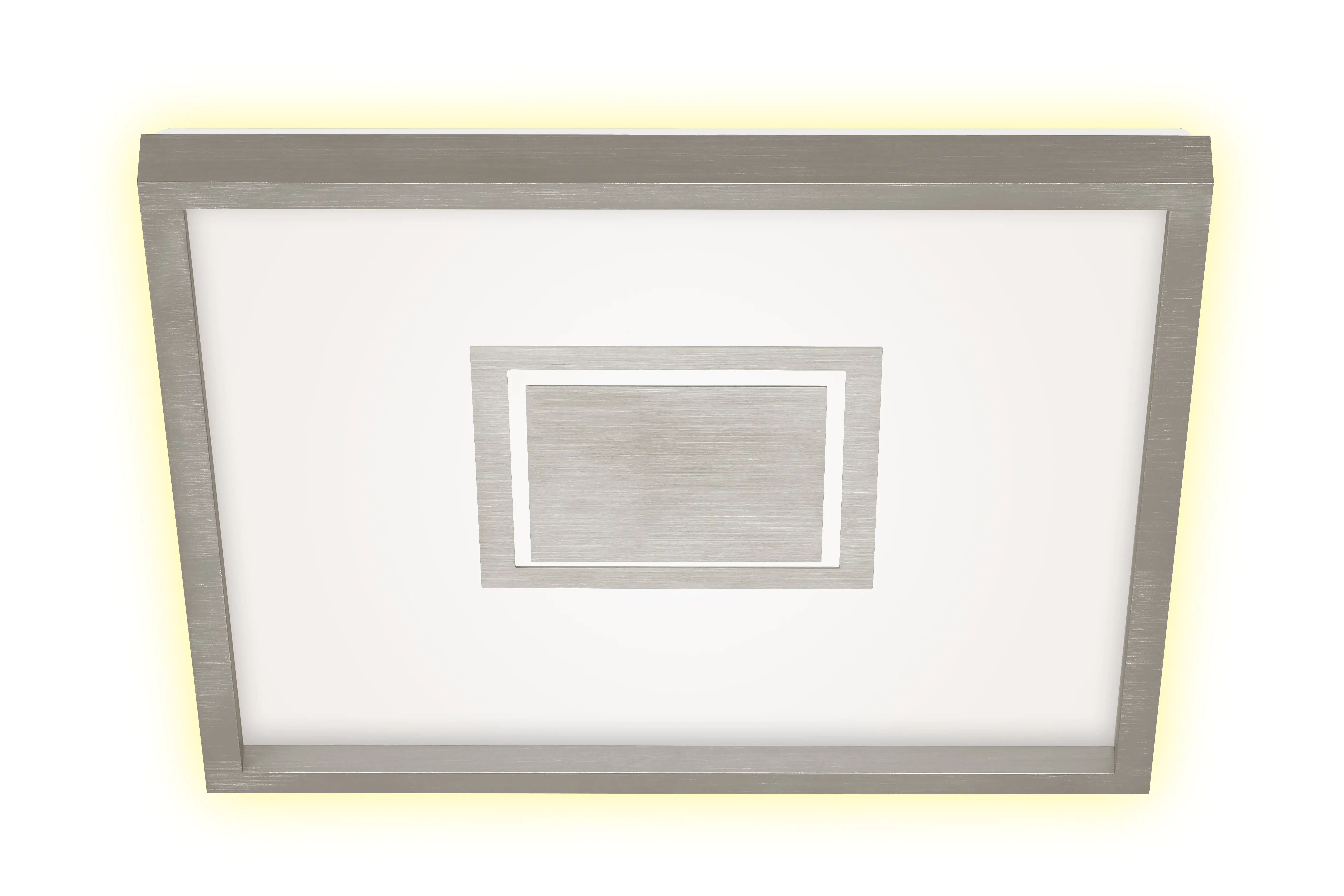 Briloner LED Panel Geo nickel-matt 42,3 x 42,3 cm mit Backlight warmweiß
