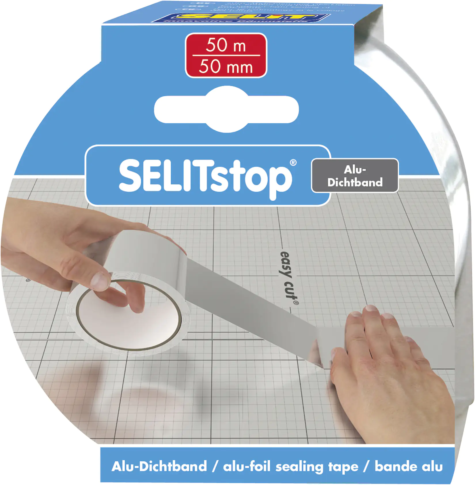 Selitstop Alu Dichtband Rolle - 50 Meter