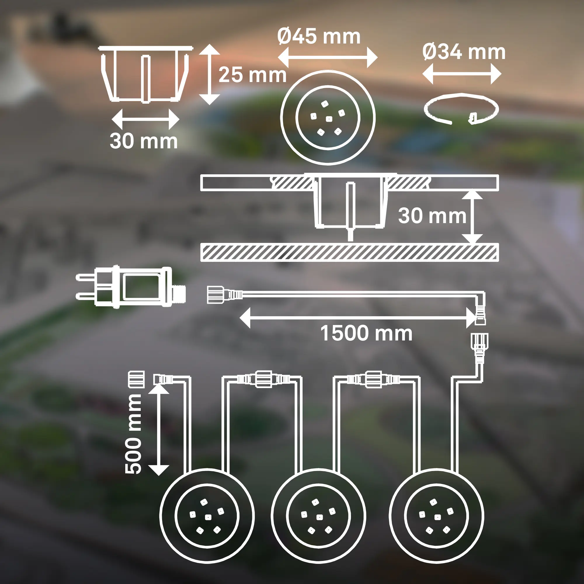 Briloner LED Außen-Bodenstrahler Padouk Connect to Shine 3er Starterset 3x1W warmweiß Briloner LED Außen-Bodenstrahler Padouk Connect to Shine 3er Starterset 3x1W warmweiß