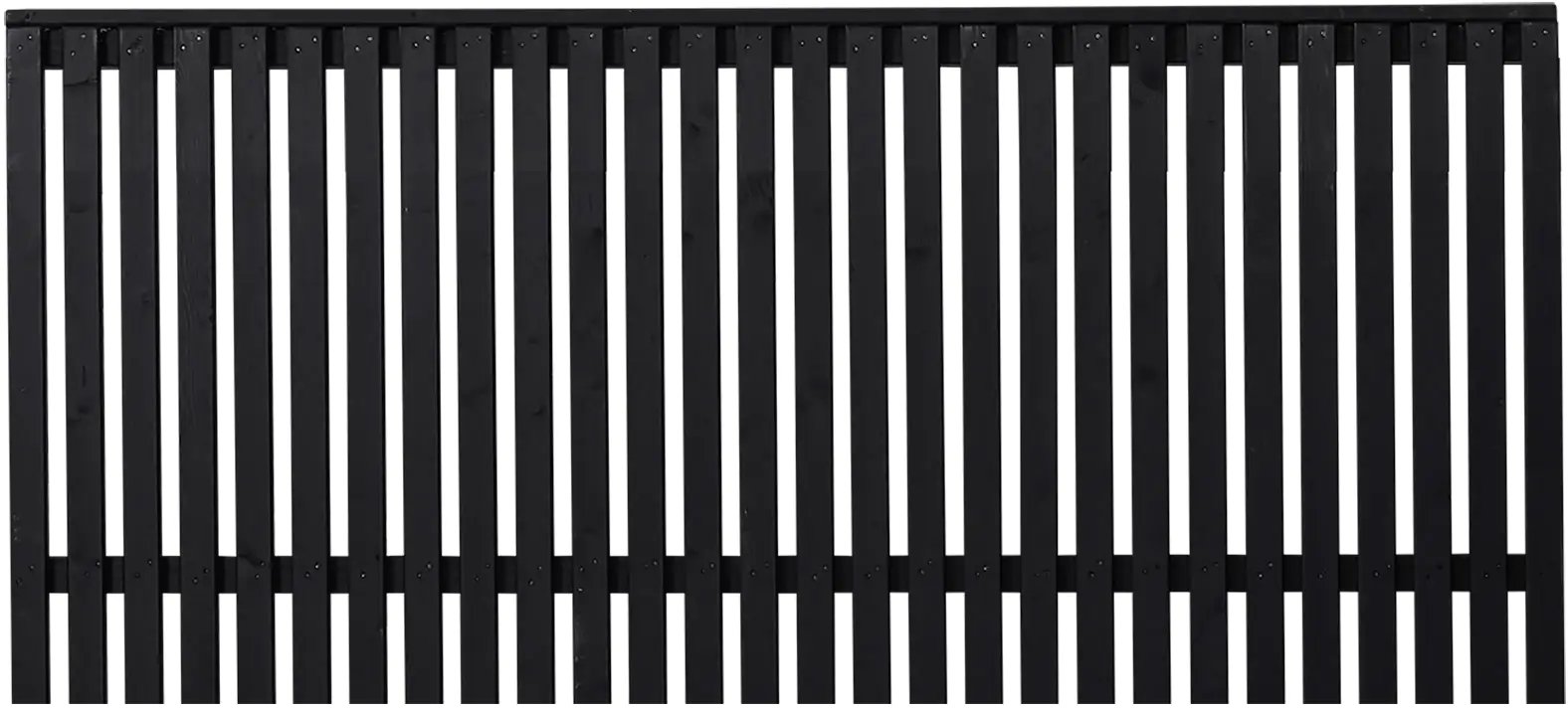 Plus Zaun Sendai 180 x 80 cm RAL 9005 Schwarz