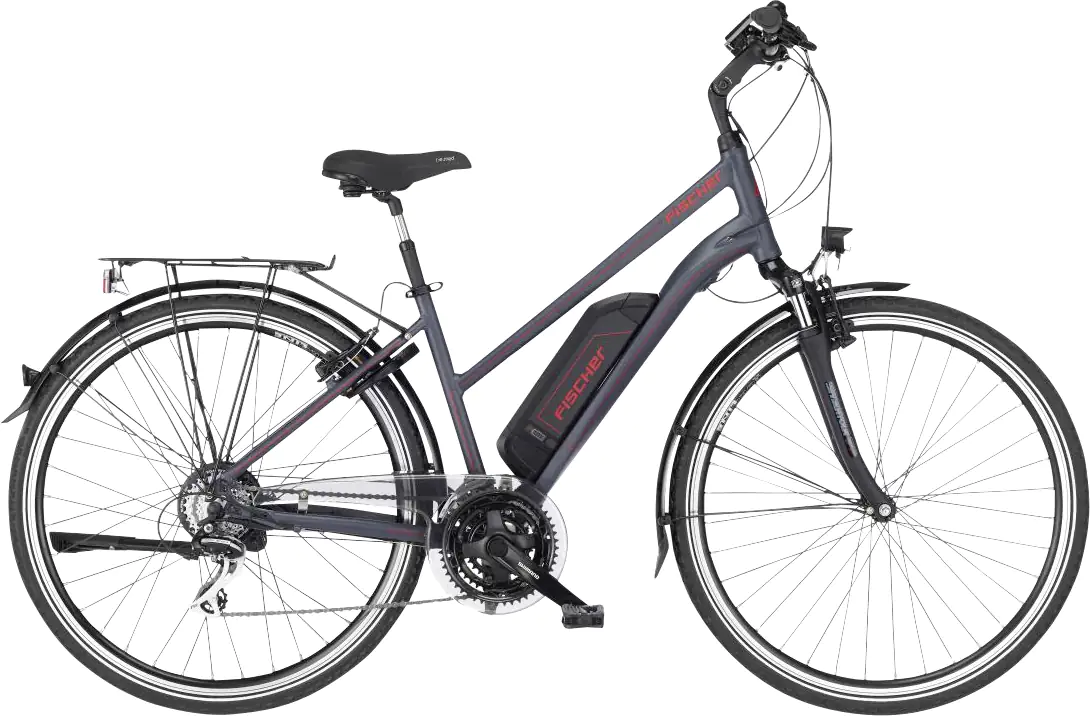 Fischer E-Bike Trekking ETD 1806 28 Zoll 24-Gang 422 Wh grau 61727 Fischer E-Bike Trekking ETD 1806 28 Zoll 24-Gang 422 Wh grau 61727