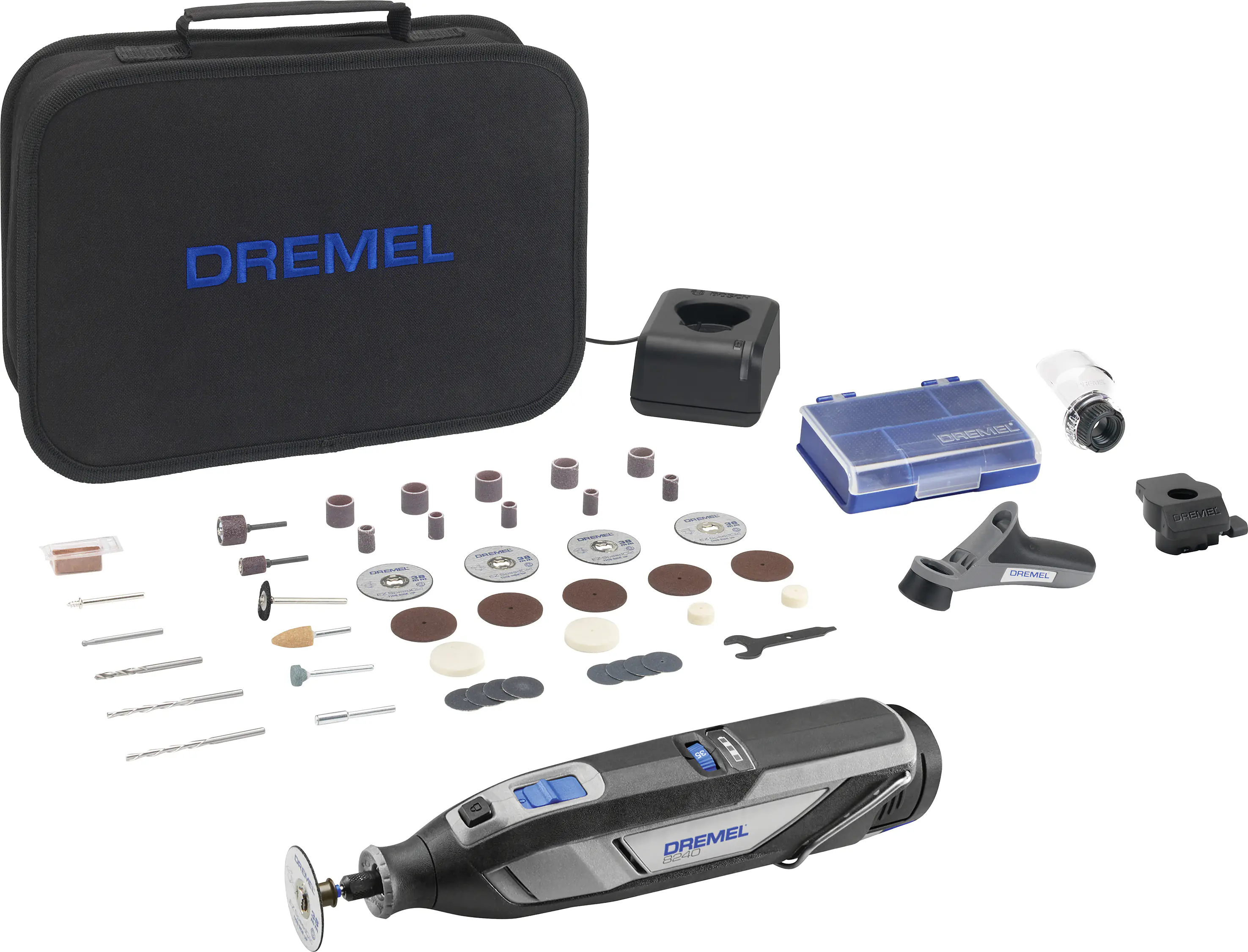 Dremel Akku-Multifunktionswerkzeug 8240-3/45 48-tlg mit Akku und Ladegerät