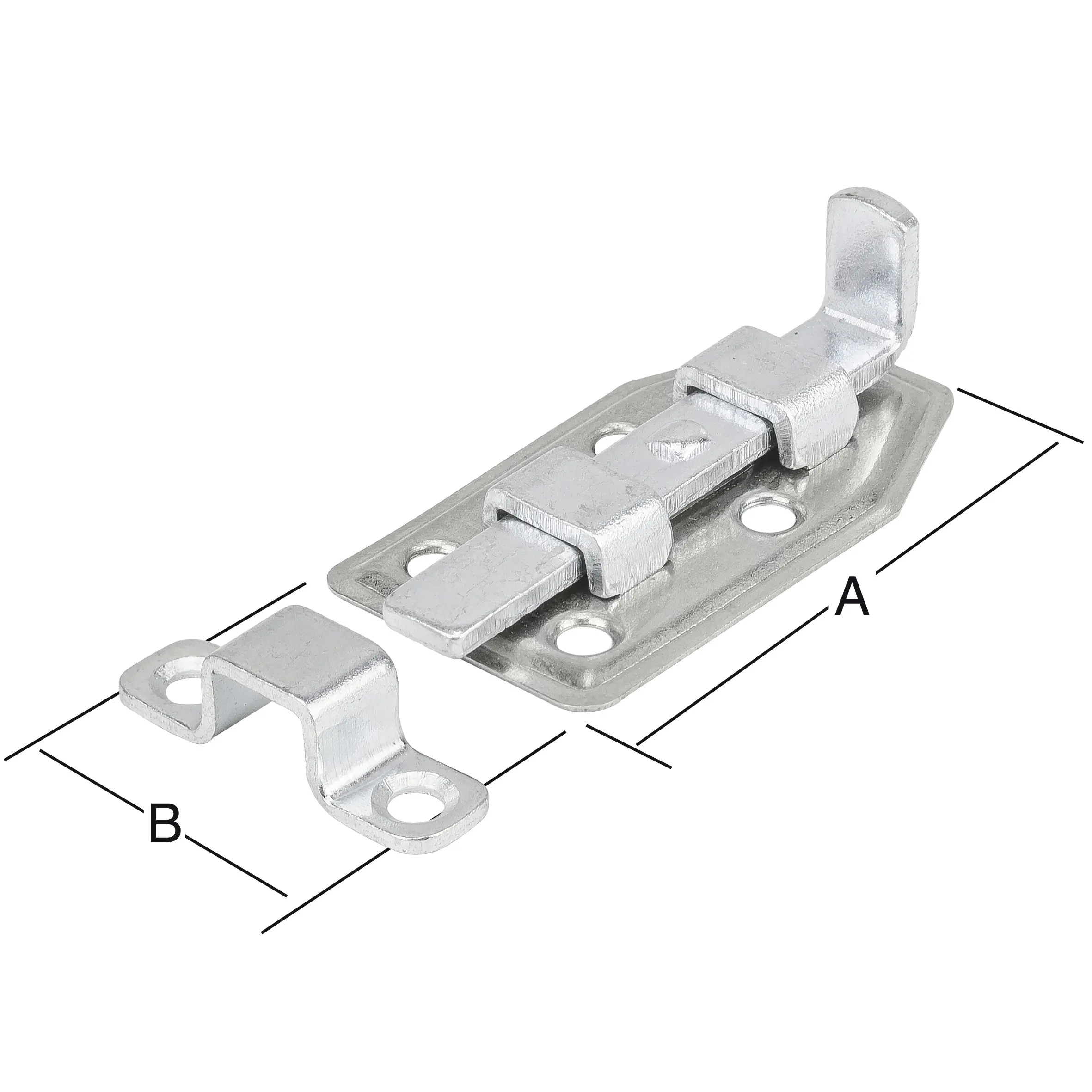 Vormann Mini-Riegel verzinkt 40 x 22 mm