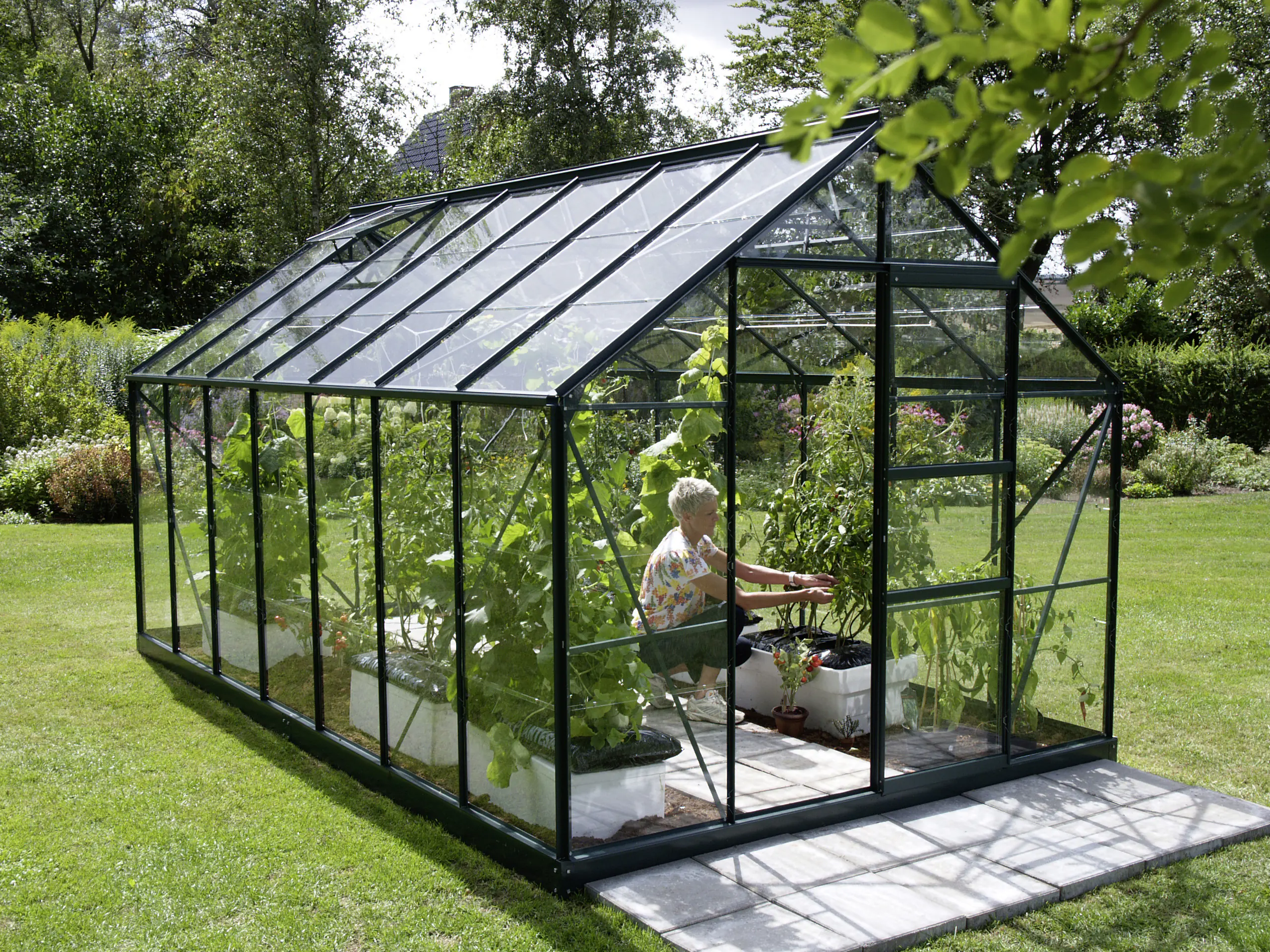 Vitavia Gewächshaus Merkur 11500 254 x 441 cm 3 mm ESG