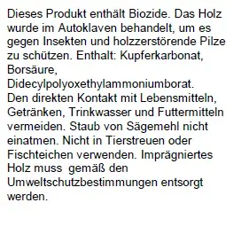 Brett Kiefer gehobelt gefast 200 x 10 cm 25 mm kesseldruckimprägniert