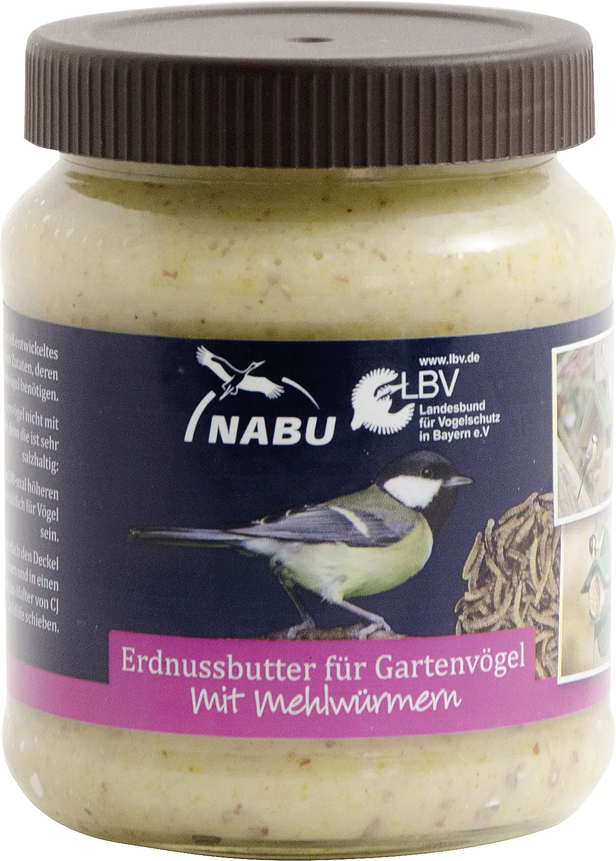 5051054190051 Erdnussbutter für Vögel mit Mehlwürmer 330 g