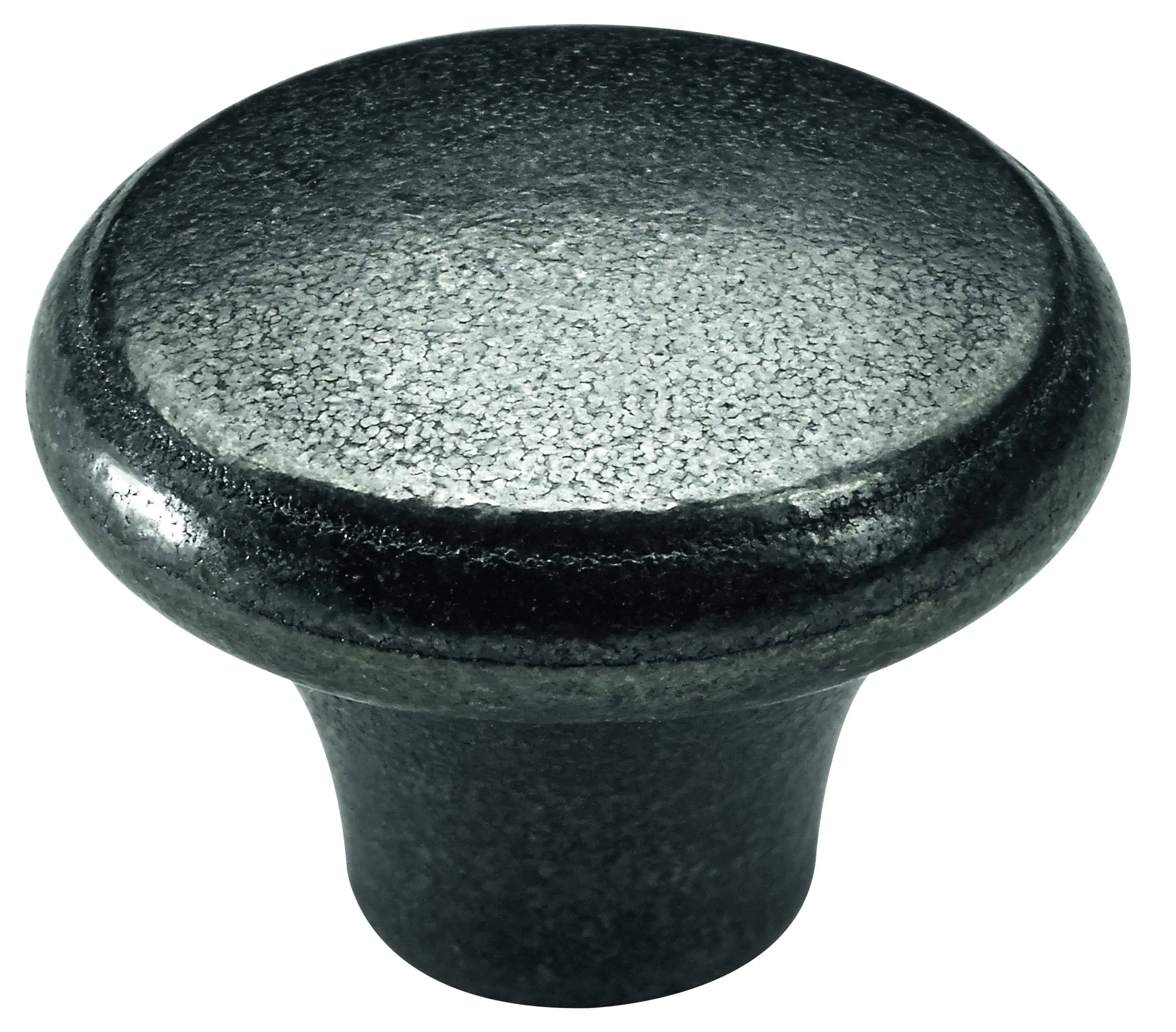 Hettich Möbelknopf Zinkdruckguss schwarz Ø 25,0 mm - 1 Stück