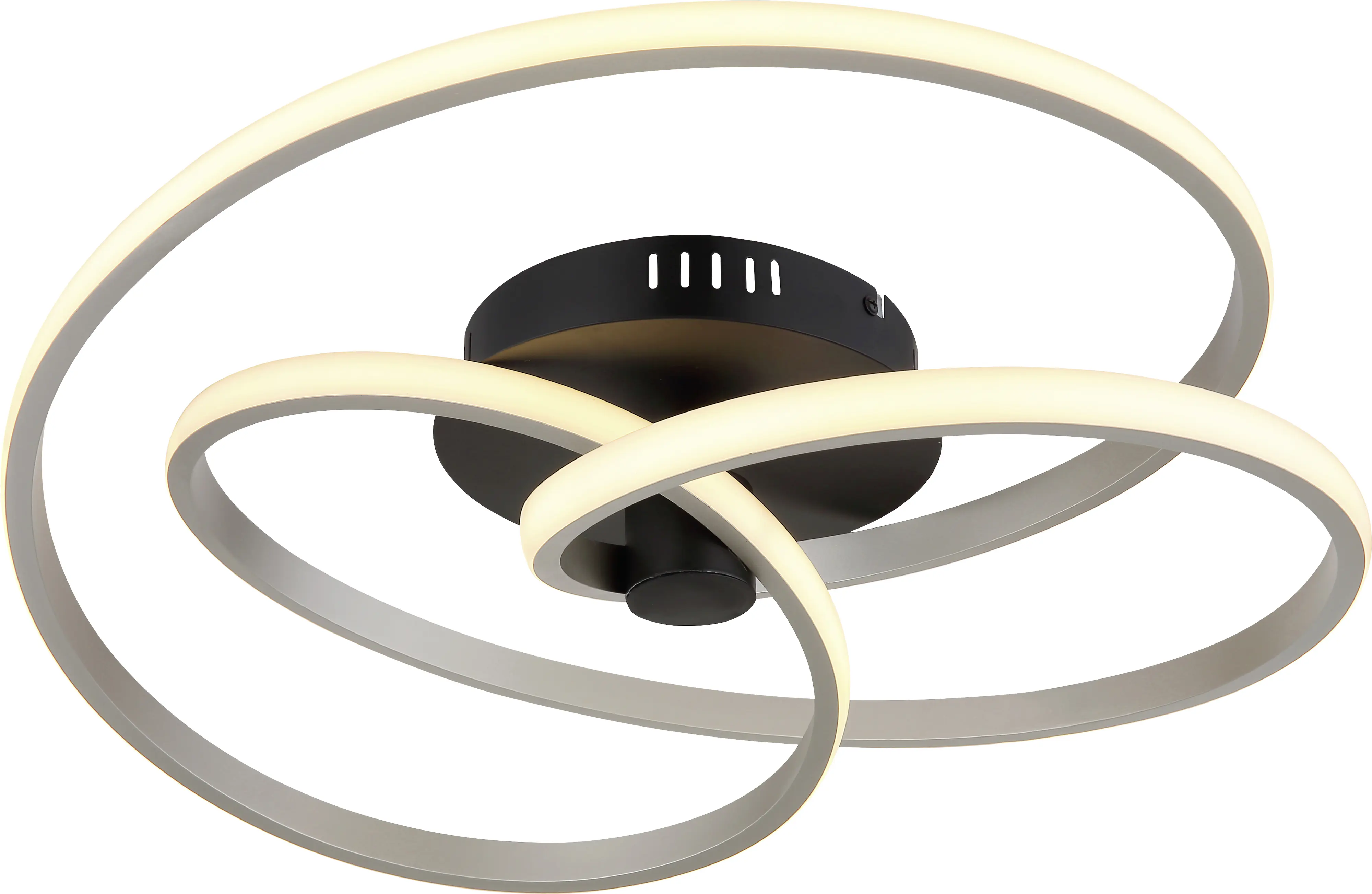 Globo LED-Deckenleuchte GLYXAR nickel