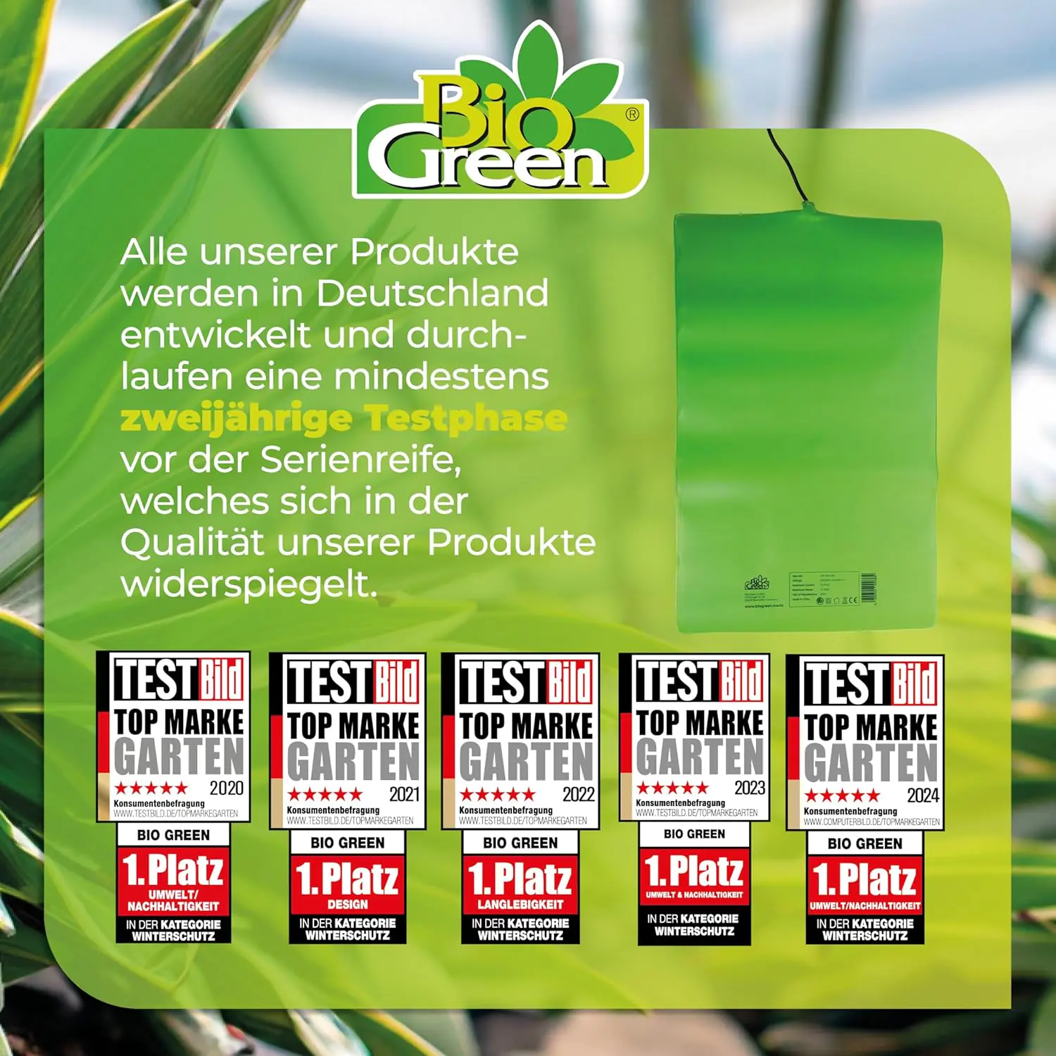 Biogreen Wärmeplatte als Anzuchtbooster für Pflanzen 40 x 65 cm