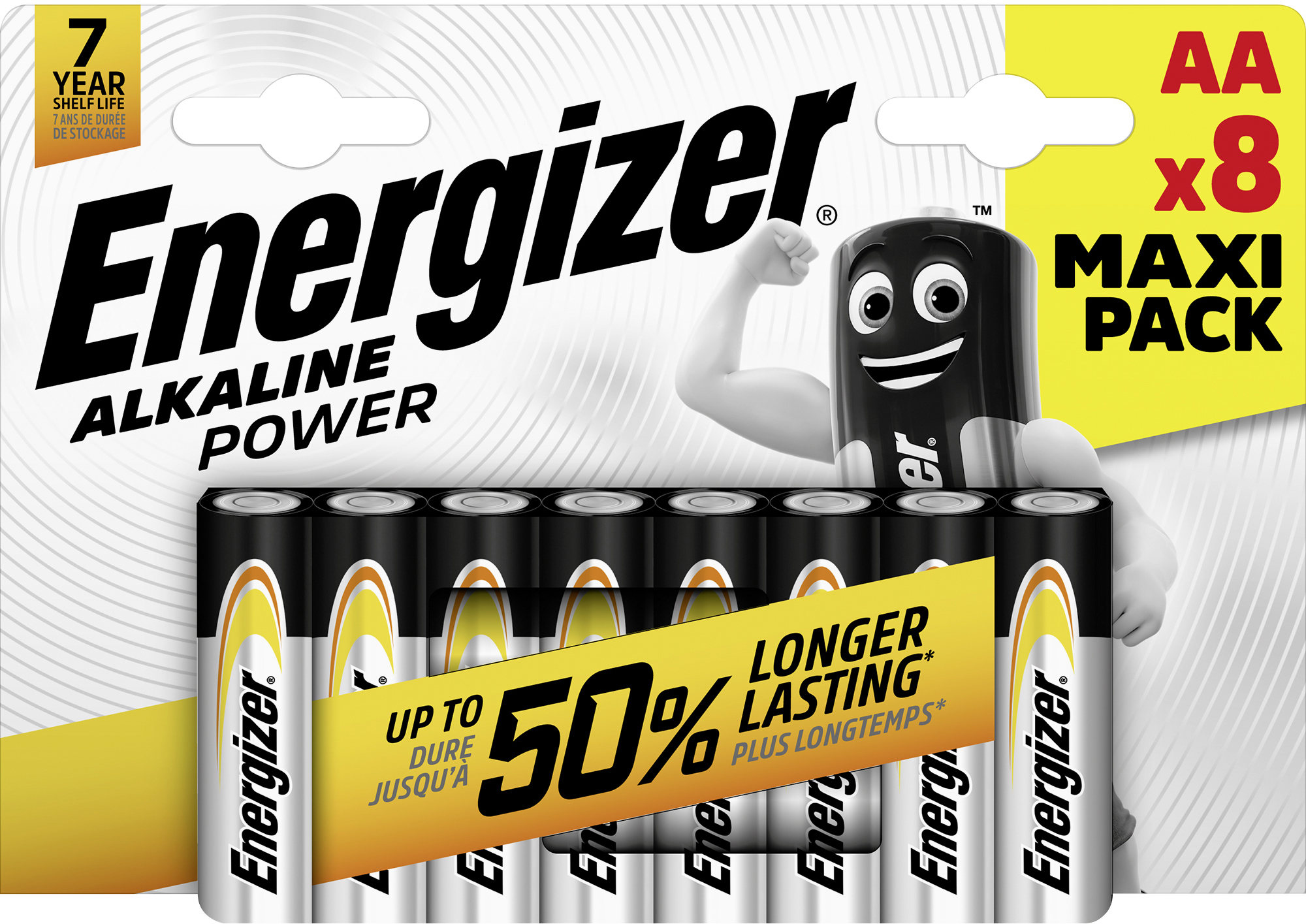 Energizer Power Alkaline Mignon AA 1,5 V, 8er Pack