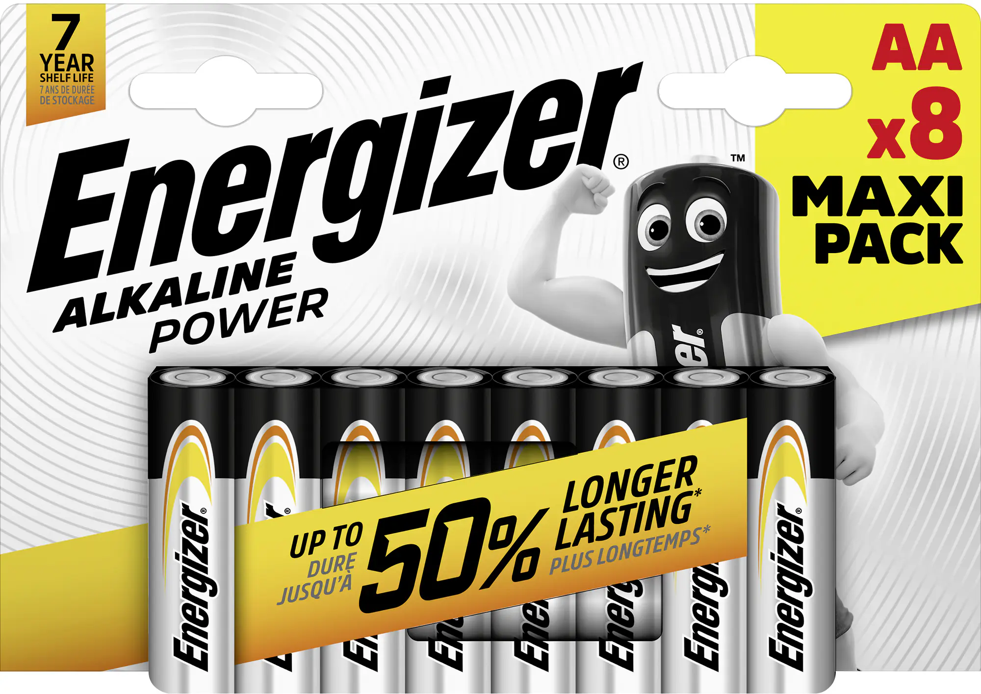 Energizer Power Alkaline Mignon AA 1,5 V, 8er Pack