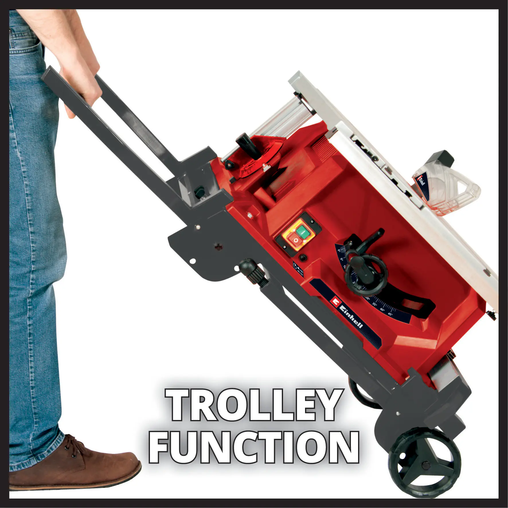 Einhell Expert Tischkreissäge TE-CC 250 UF klappbar Trolleyfunktion Einhell Expert Tischkreissäge TE-CC 250 UF klappbar Trolleyfunktion