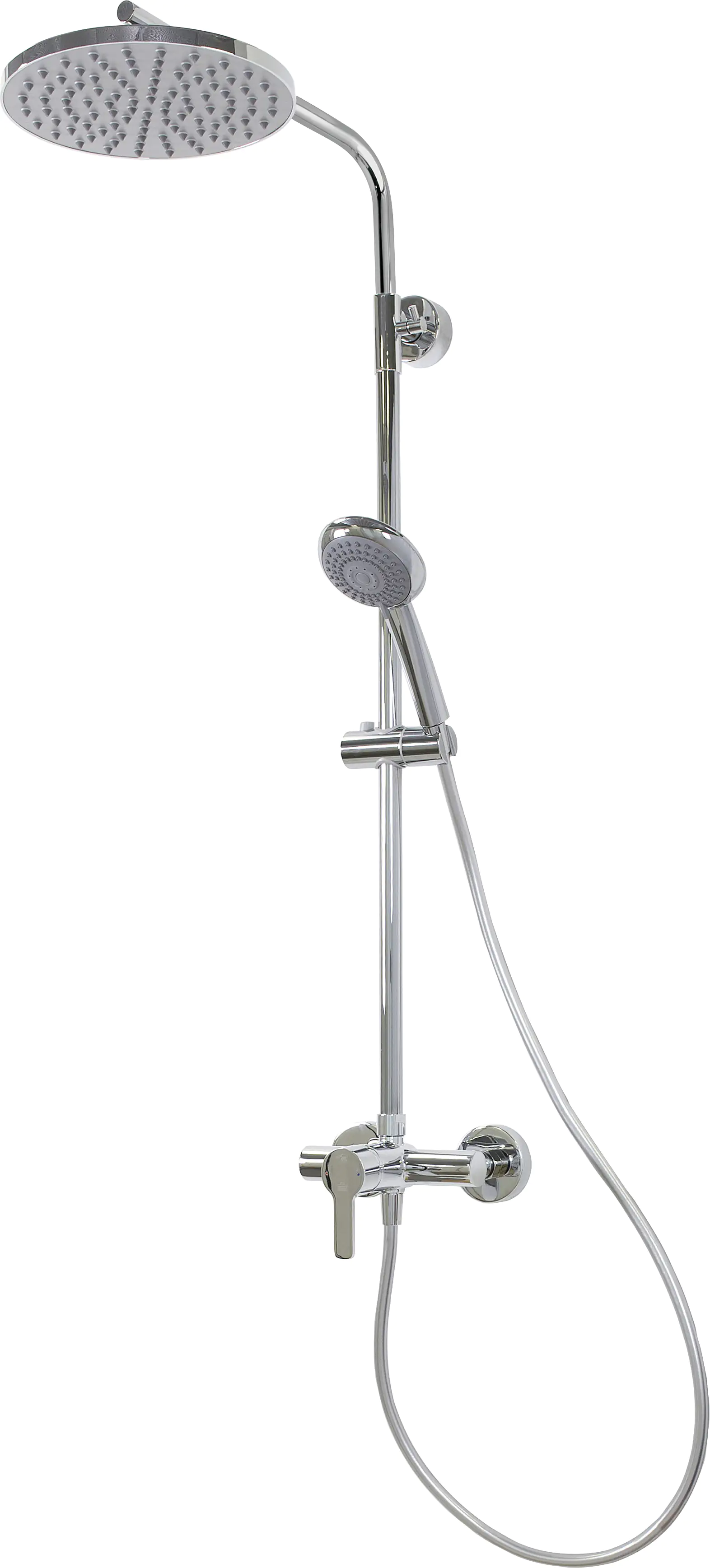 Breuer Duschsäule Aquamaxx 310 Einhebelm. Einhebelmischer verchromt Kopfbrause rund