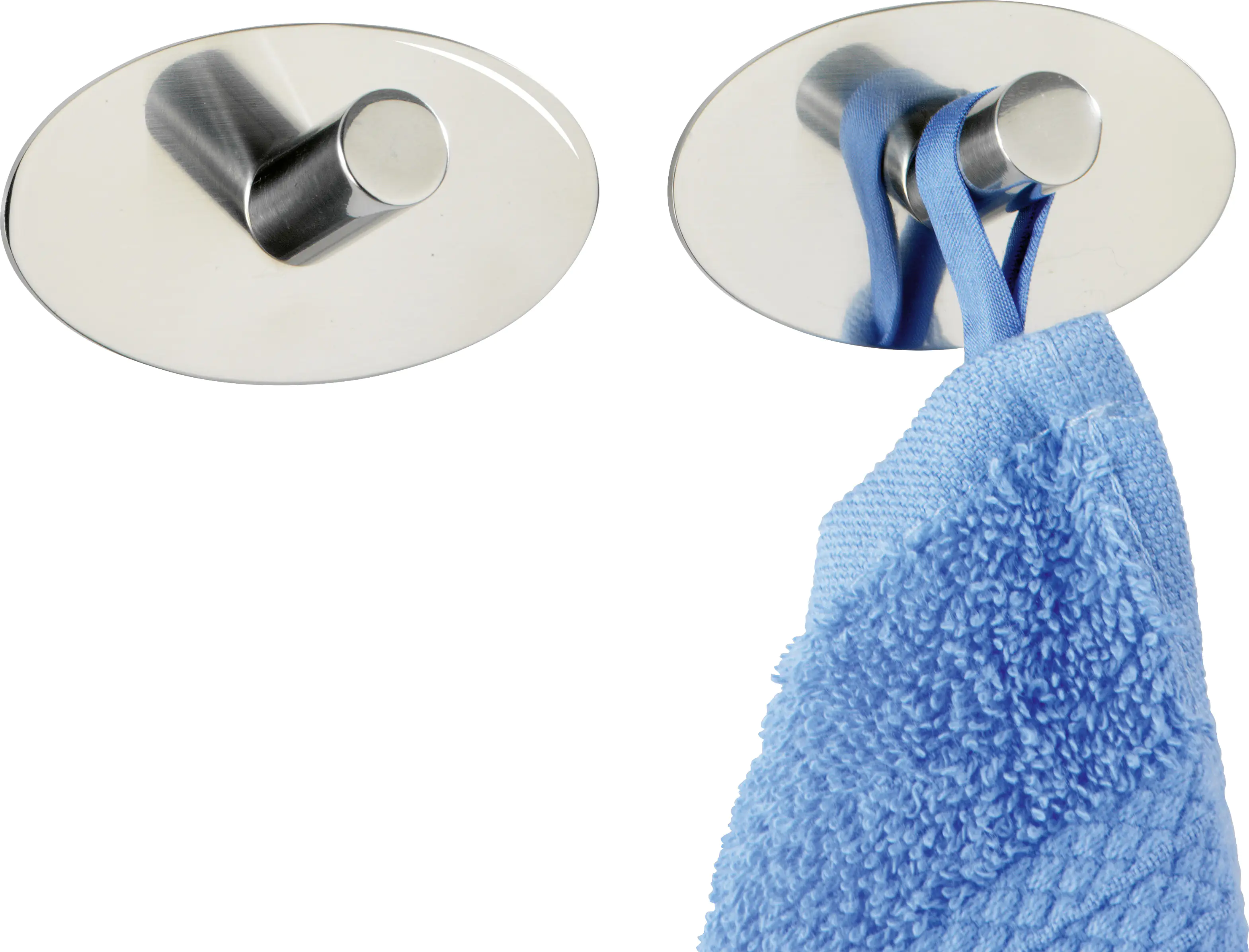 Wenko Wandhaken Piceno Edelstahl glänzend, chrom, 2er-Set