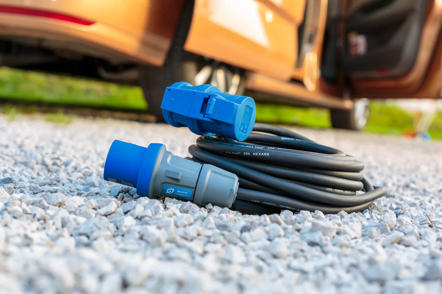 Brennenstuhl CEE-Verlängerungskabel 25 m schwarz H07RN-F 3G2,5 außen