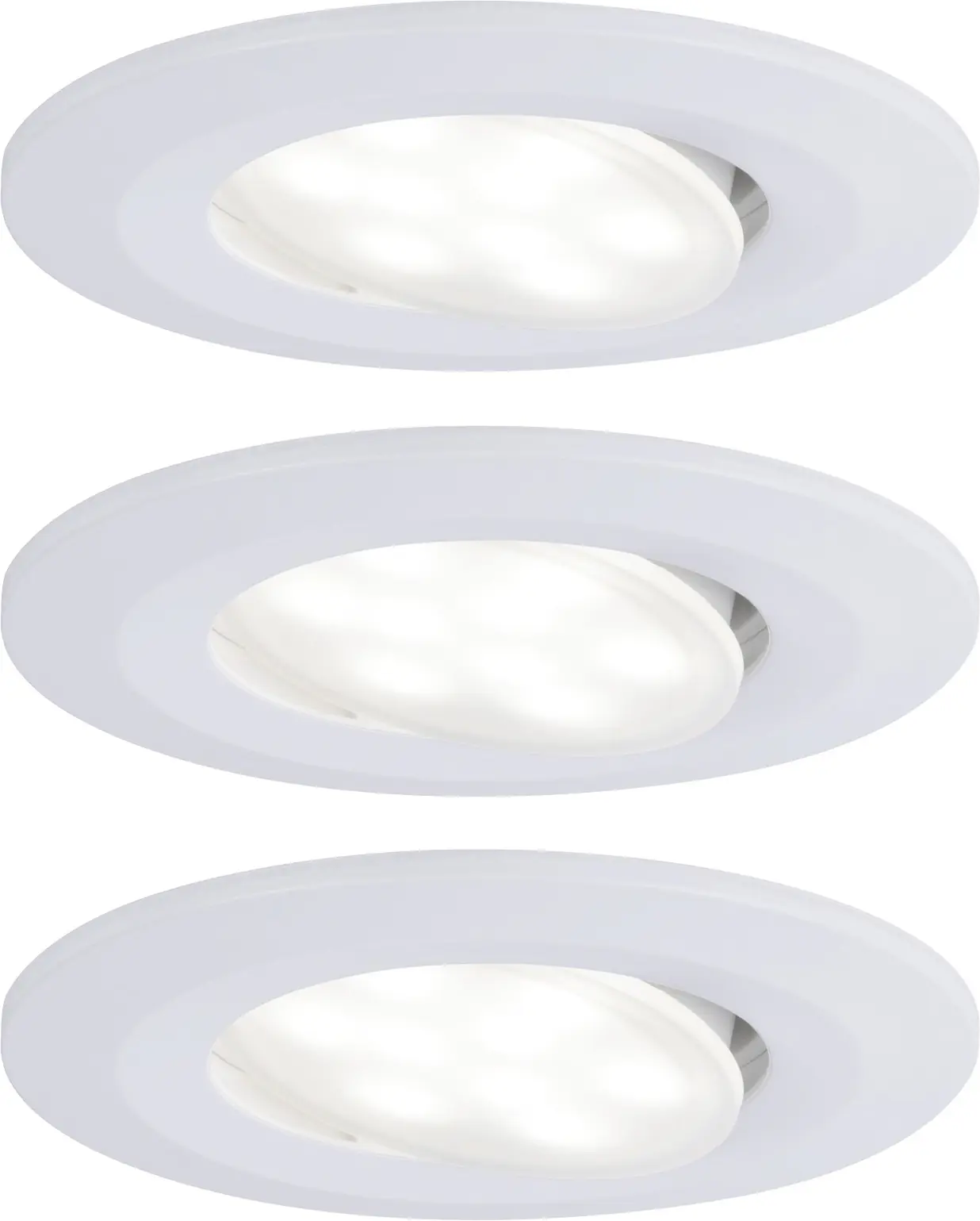 Paulmann LED Einbauleuchte Calla weiß matt 3 x 5,5 W schwenkbar 3er Set