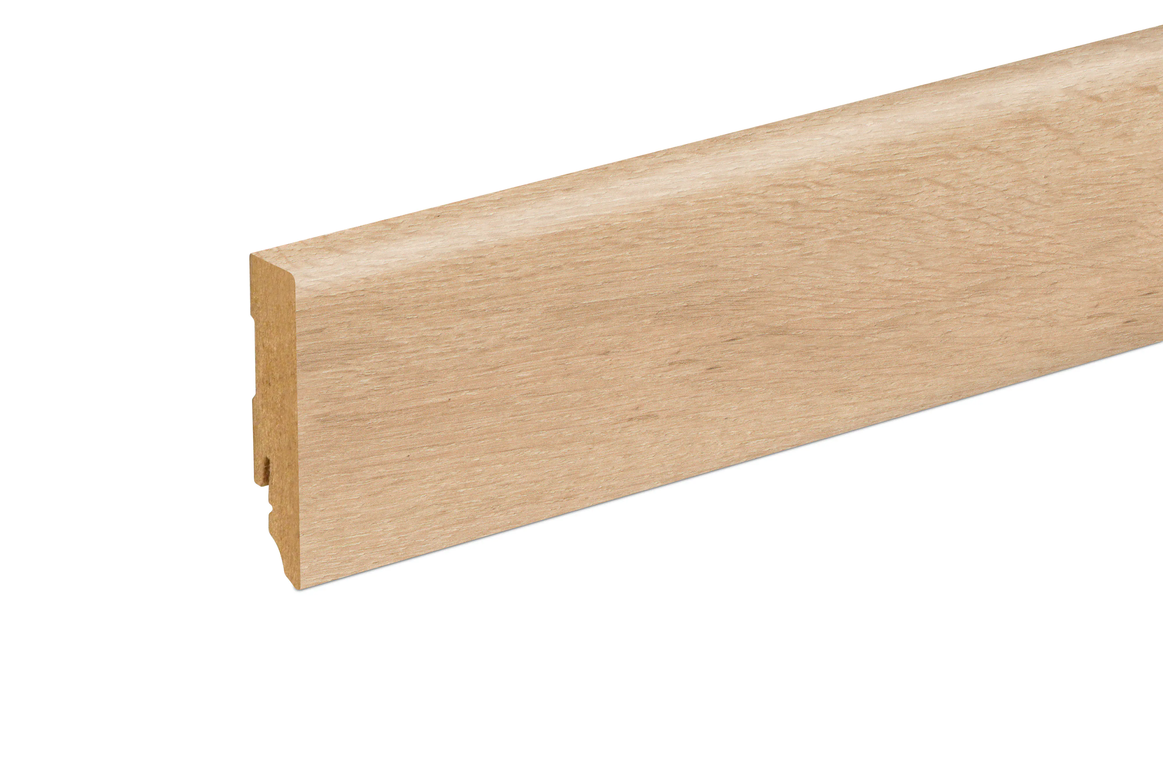 Neuhofer Fußleiste FU087L 240 cm x 70 x 19 mm Eiche Burnell