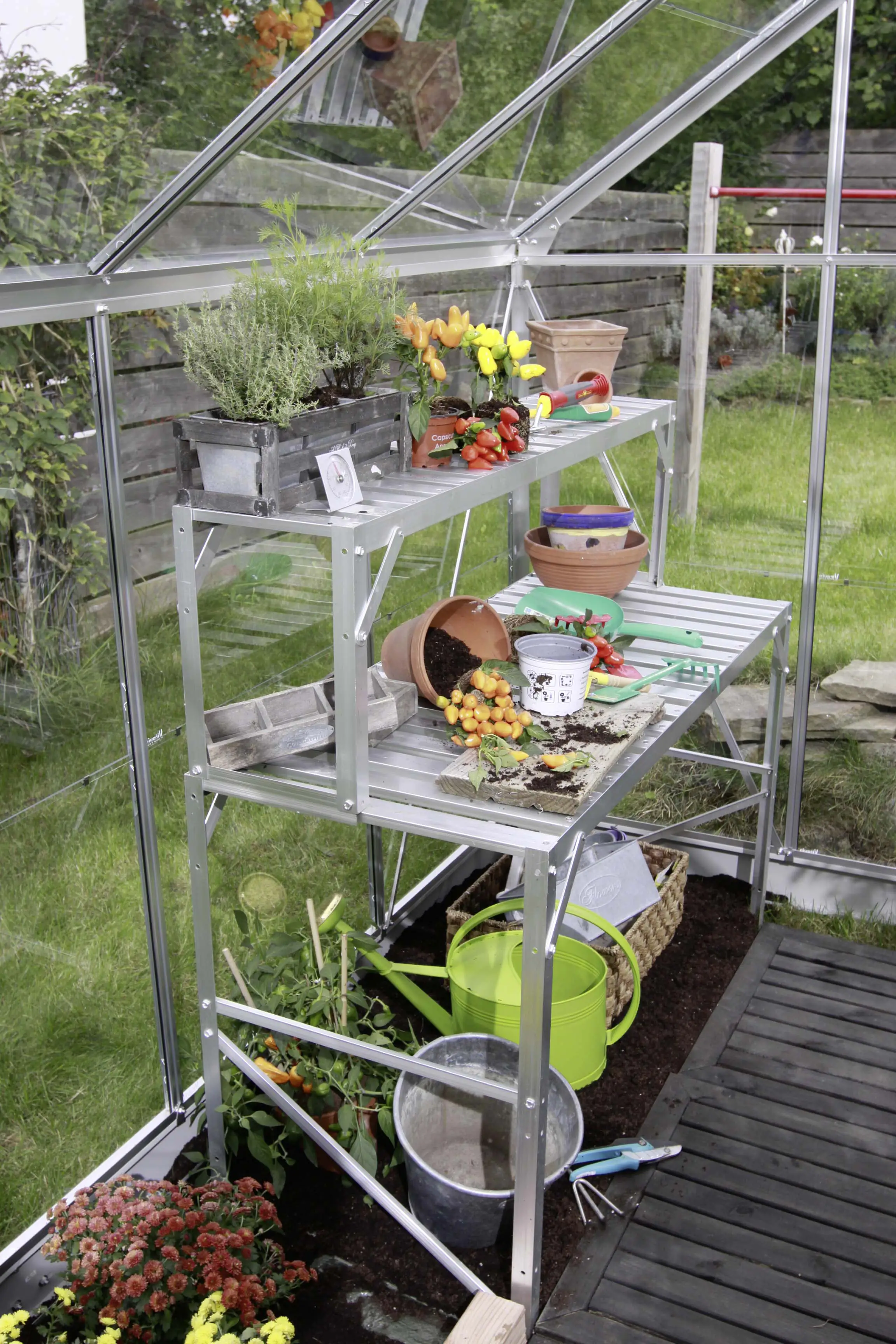 Vitavia Alu-Tischaufsatz 121 x 28 x 39 cm aluminium