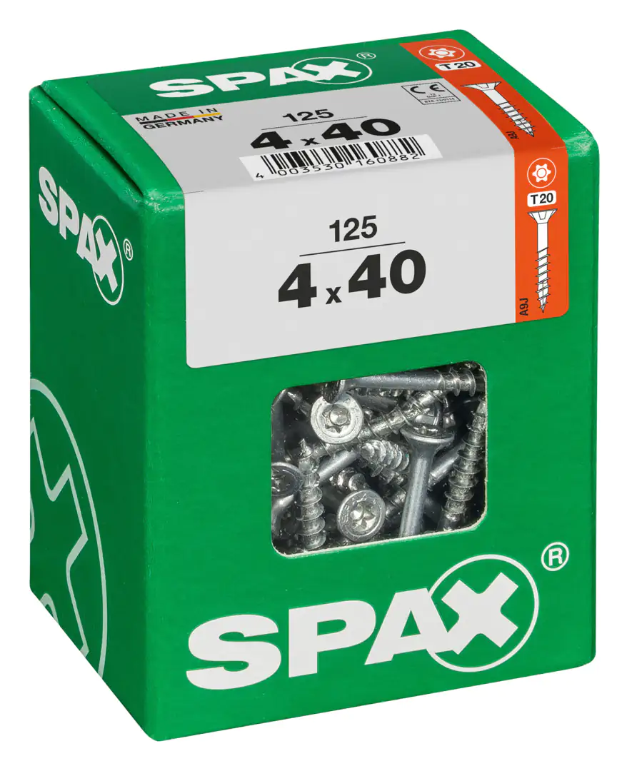 Spax Universalschrauben 4.0 x 40 mm TX 20 - 125 Stk.