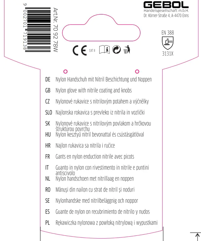 Gebol Handschuh Multi Flex Winter Lite