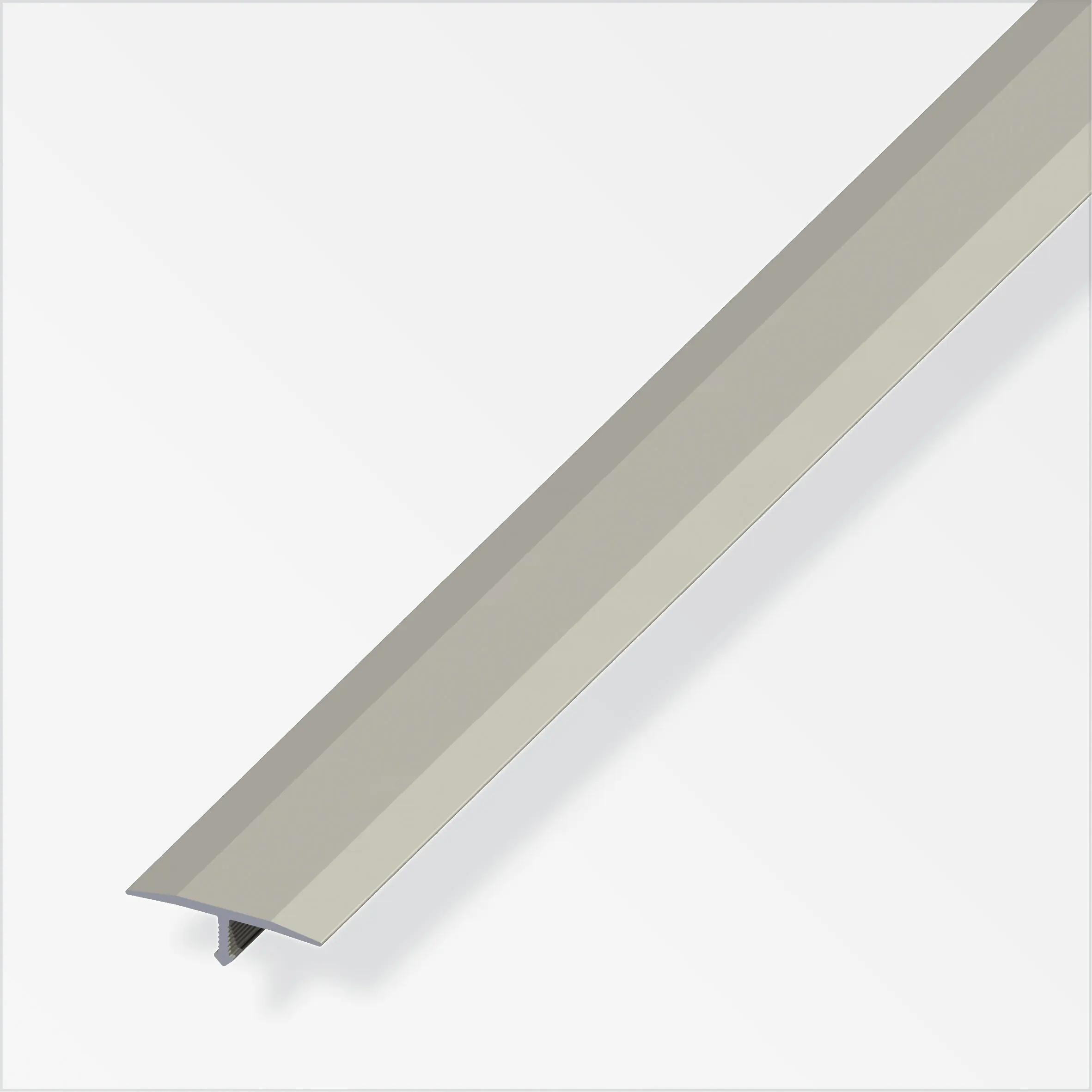 alfer Fugenabdeckprofil 1 m, 6 x 25 mm Aluminium eloxiert titan