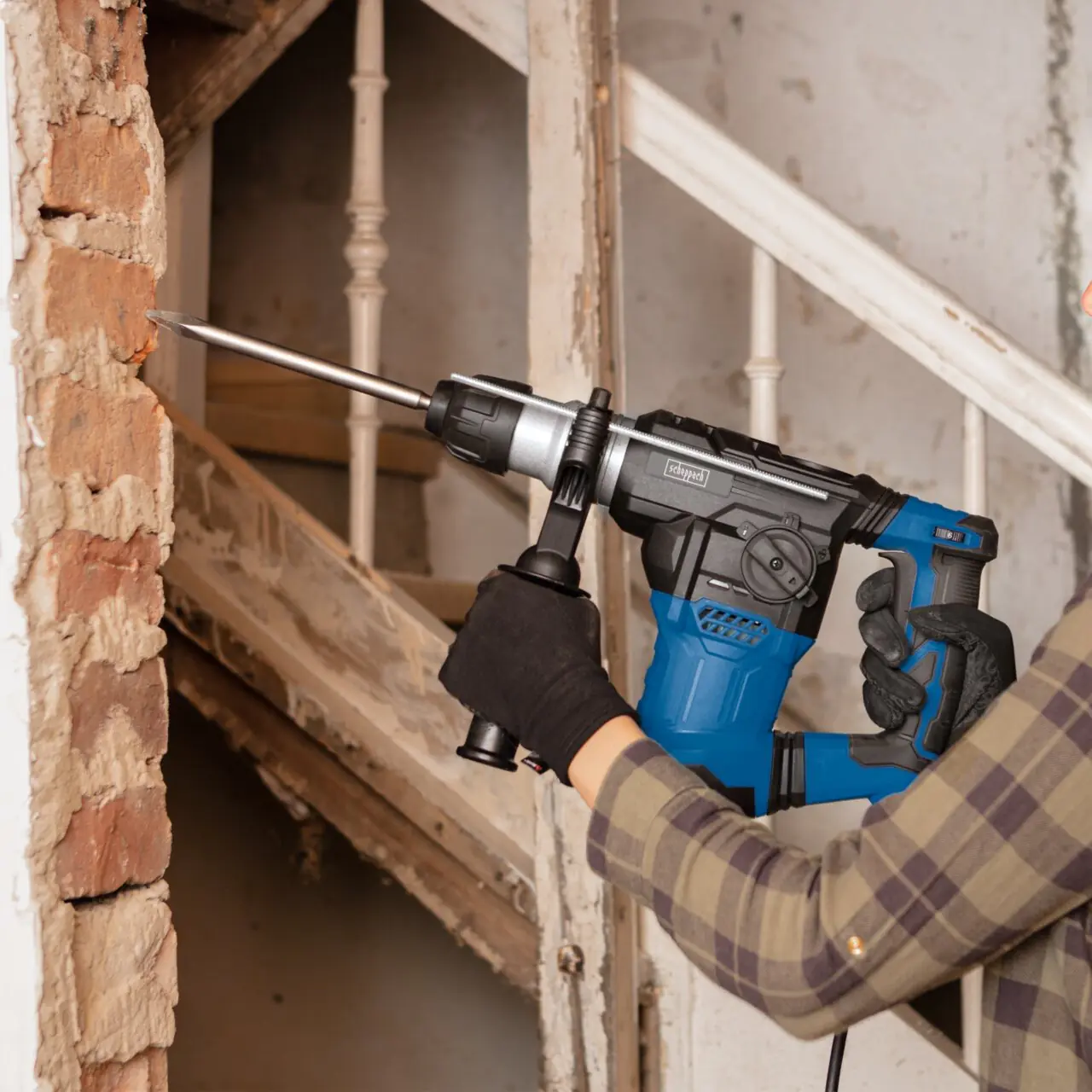 Scheppach Elektro-Bohrhammer DH1500 Plus 7 J 4250 bpm 1500 W 230 4in1