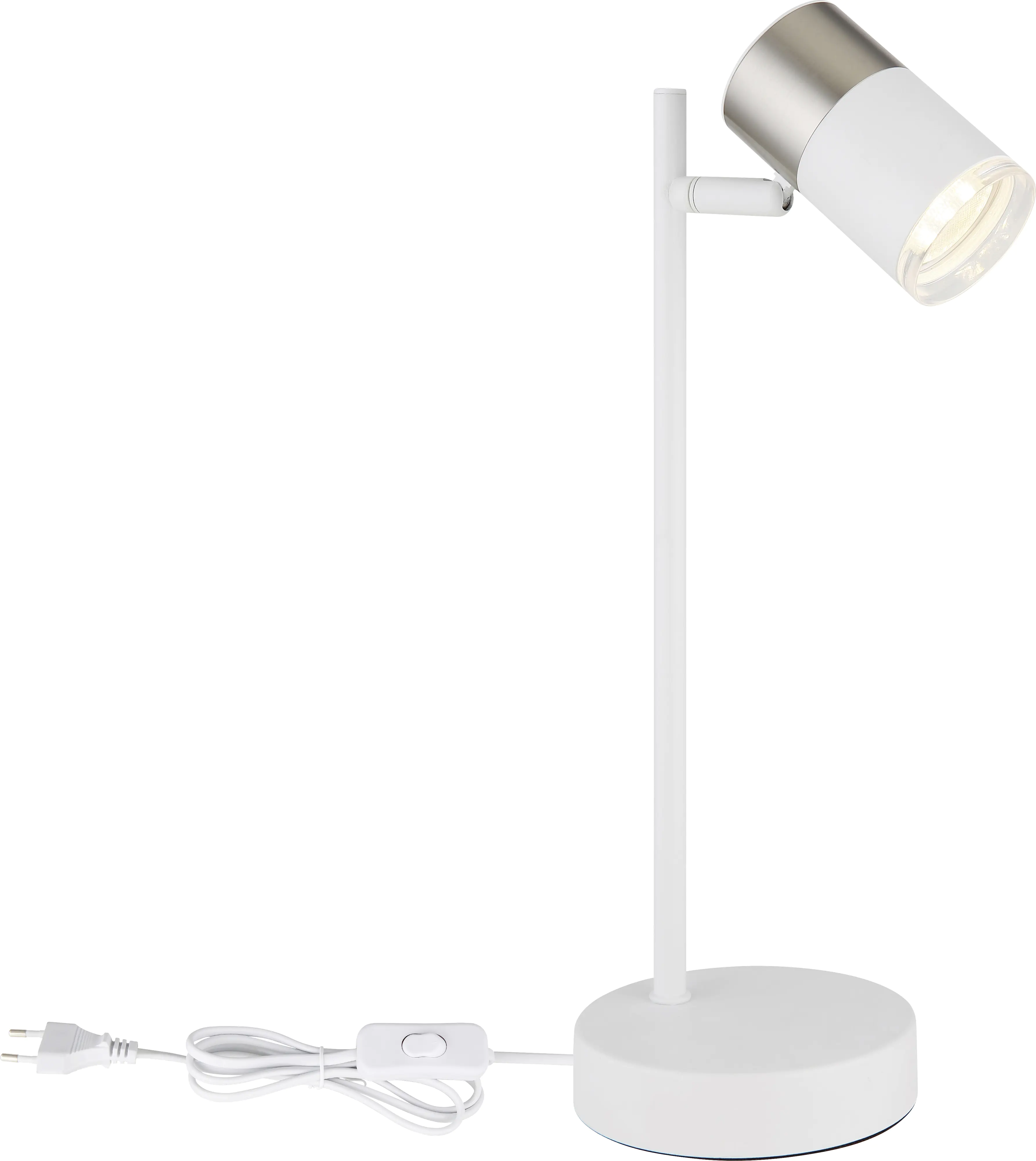 Globo Tischleuchte Brisbon weiß matt 13,2 x 13,2 x 35 cm GU10  Globo Tischleuchte Brisbon weiß matt 13,2 x 13,2 x 35 cm GU10