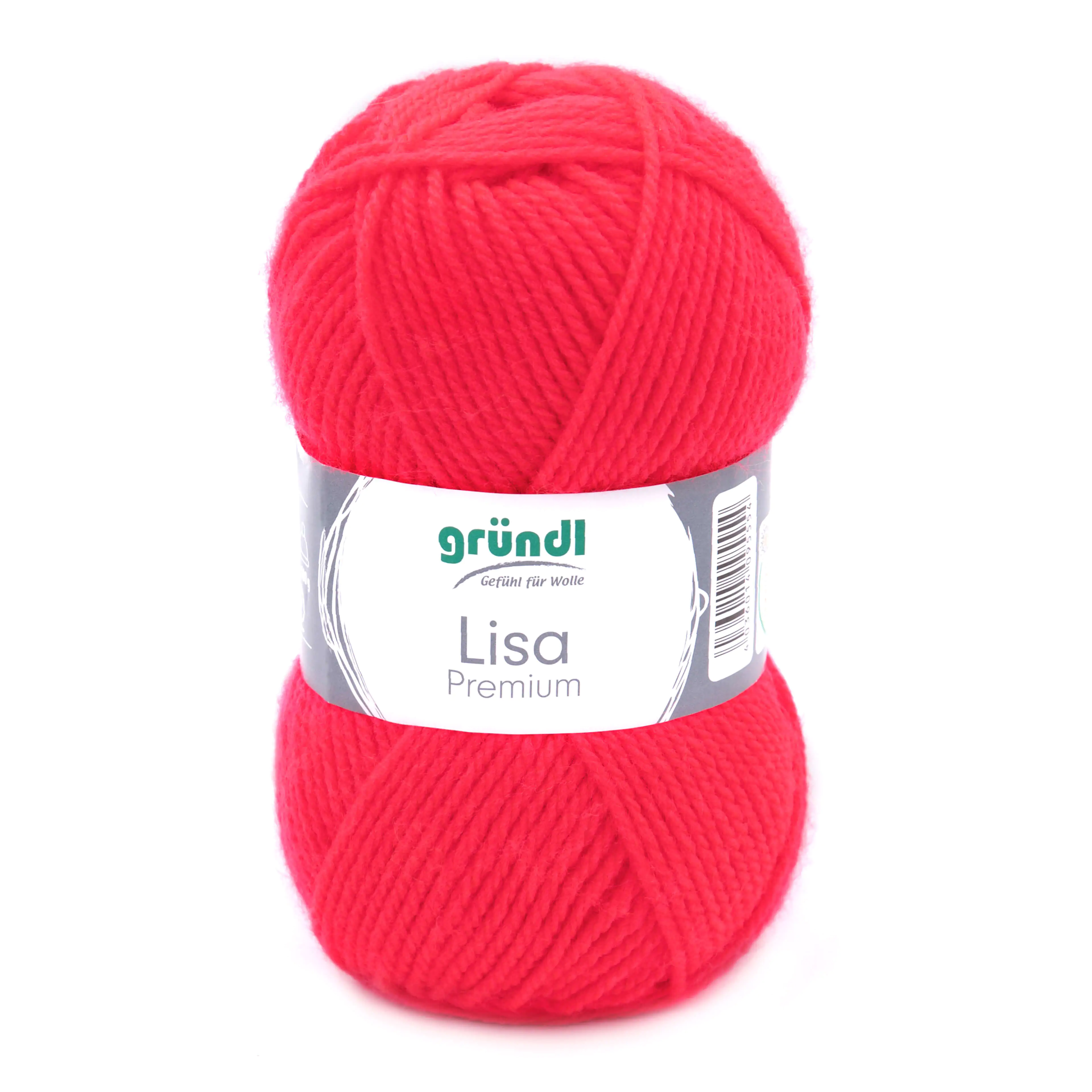Gründl Wolle Lisa Premium uni 50 g neonkoralle