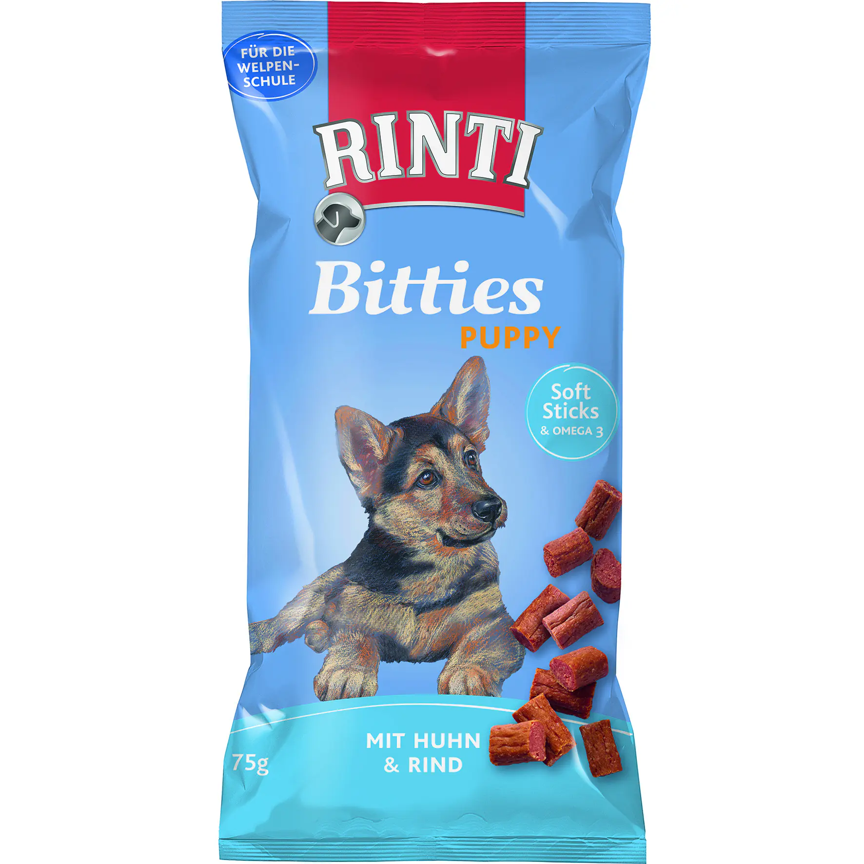 Rinti Extra Bitties Puppy Hundesnack 75 g Huhn & Rind