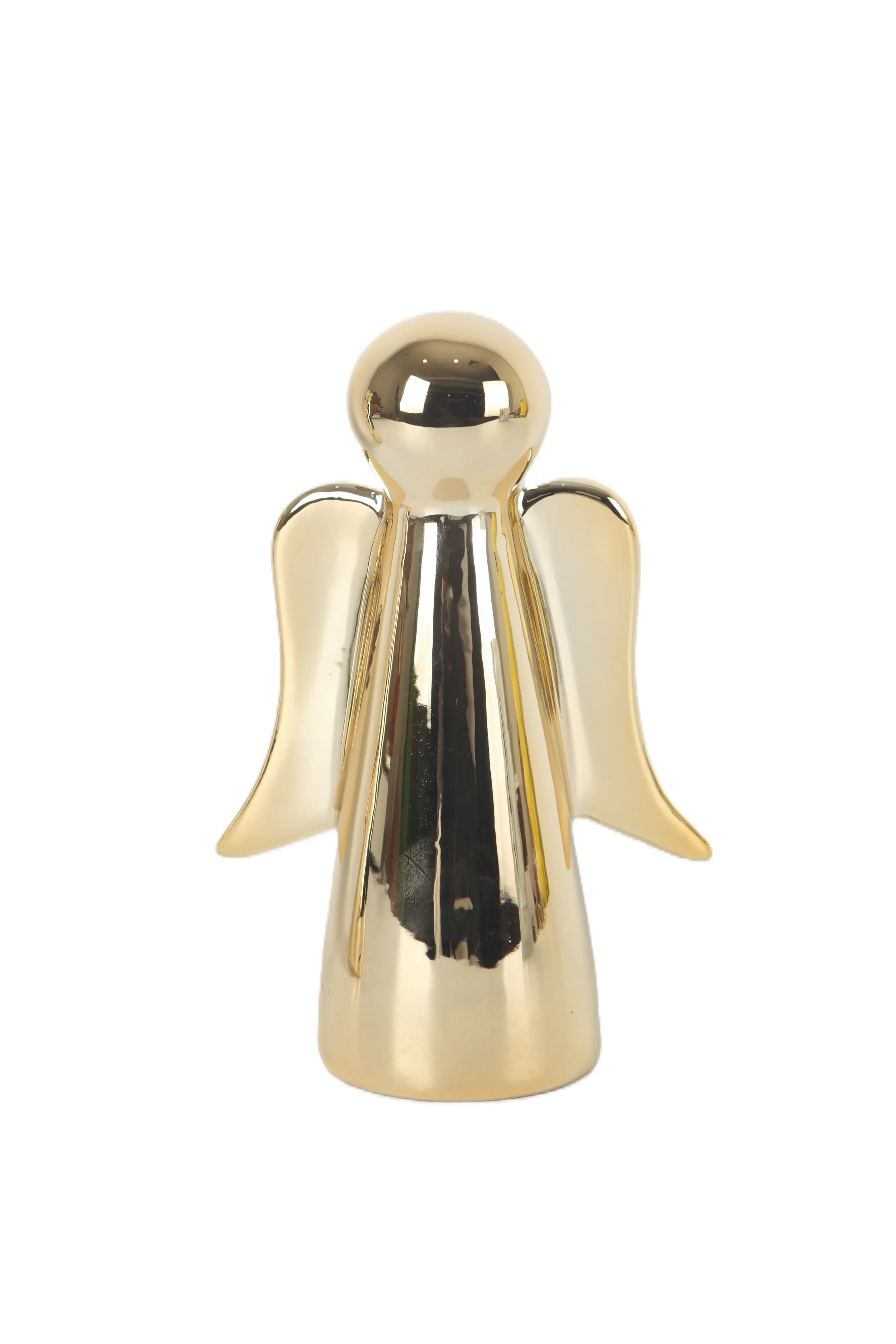 TrendLine Deko Engel Keramik 11 x 6 x 16 cm gold