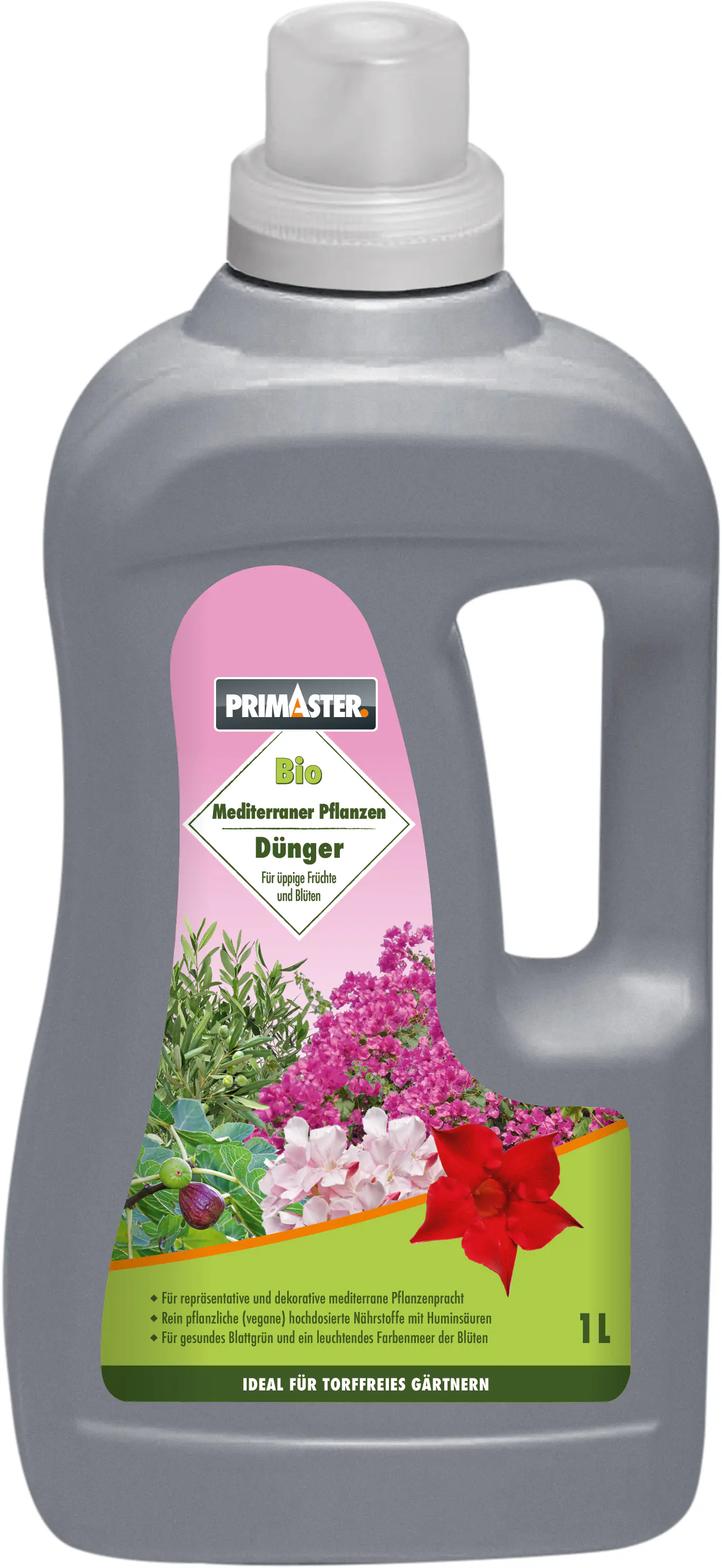 Primaster Bio Flüssigdünger 1 l für mediterrane Pflanzen Primaster Bio Flüssigdünger 1 l für mediterrane Pflanzen