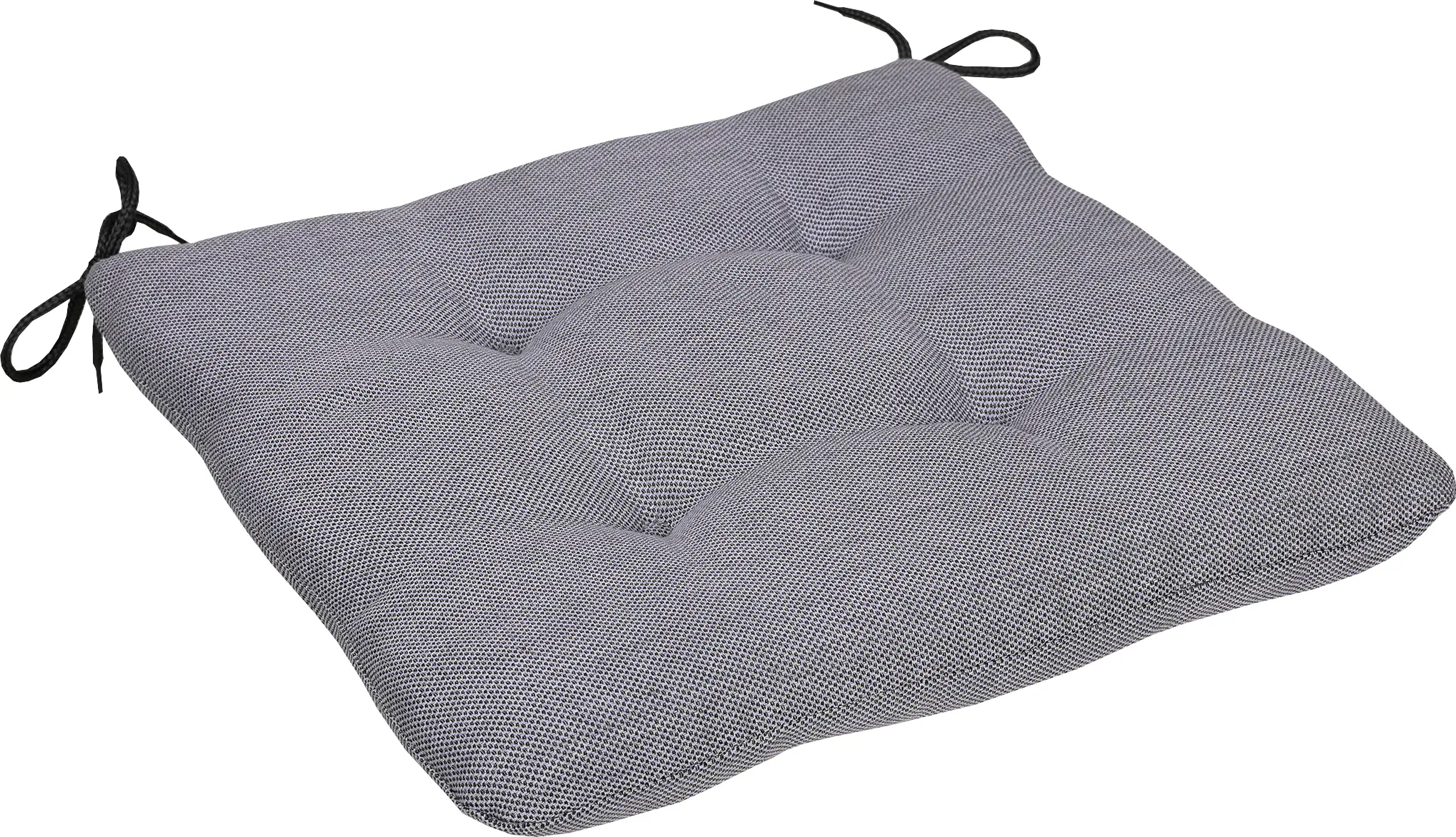 GO-DE Sitzkissen Carina 38 cm x 38 cm x 5 cm, grau