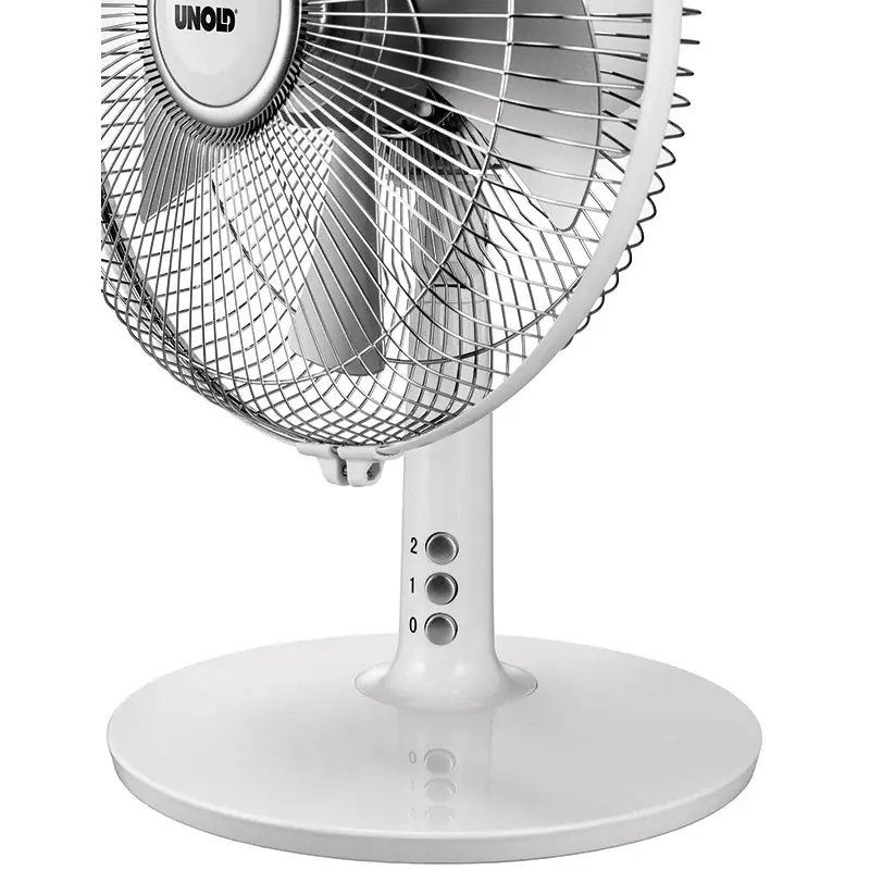 Unold Tischventilator Silverline Ø 25 cm 2 Stufen schwarz