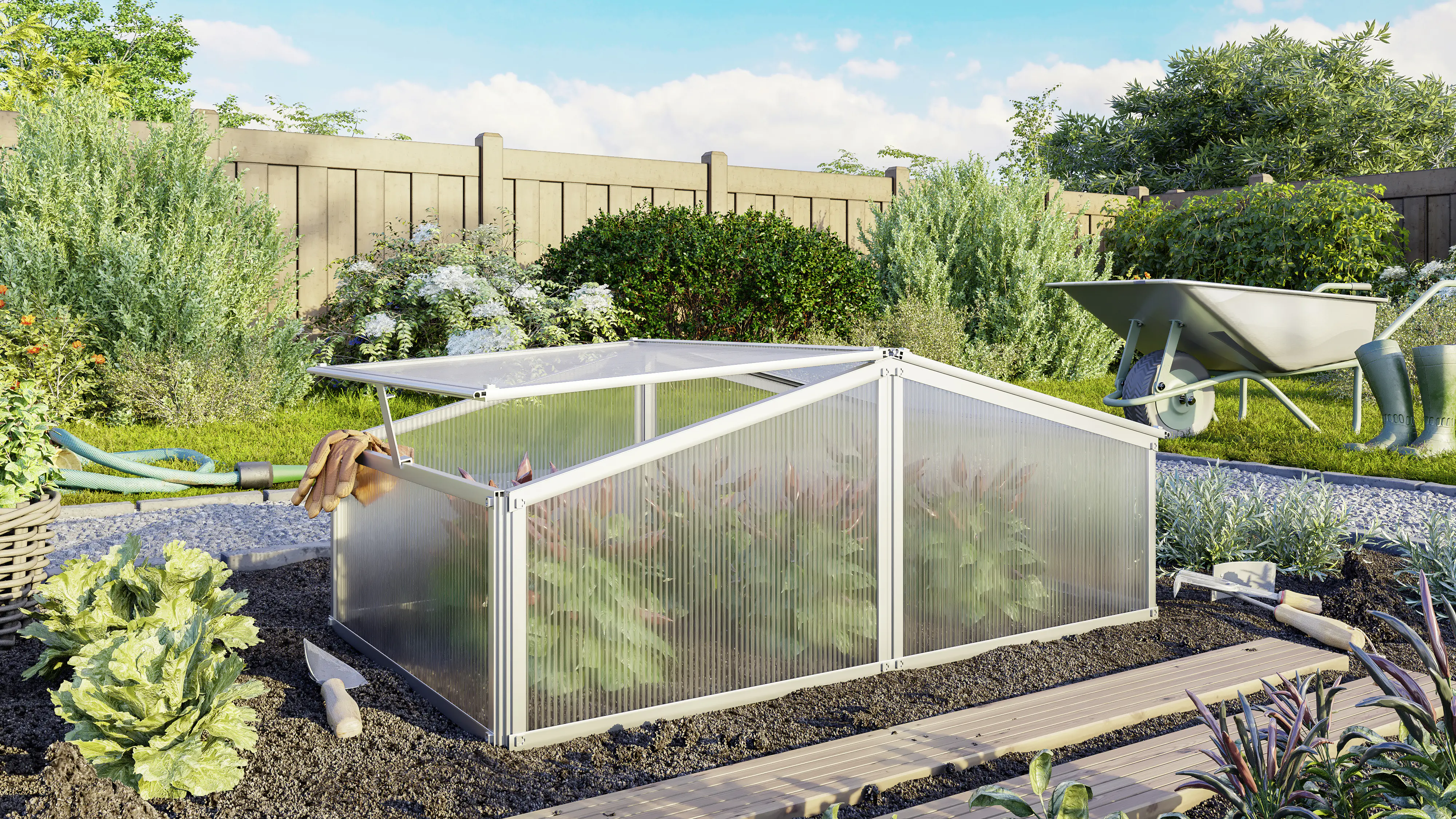 Vitavia Frühbeet Gaia XS 100 x 60 cm inkl. 2 Dachfenstern Vitavia Frühbeet Gaia XS 100 x 60 cm inkl. 2 Dachfenstern