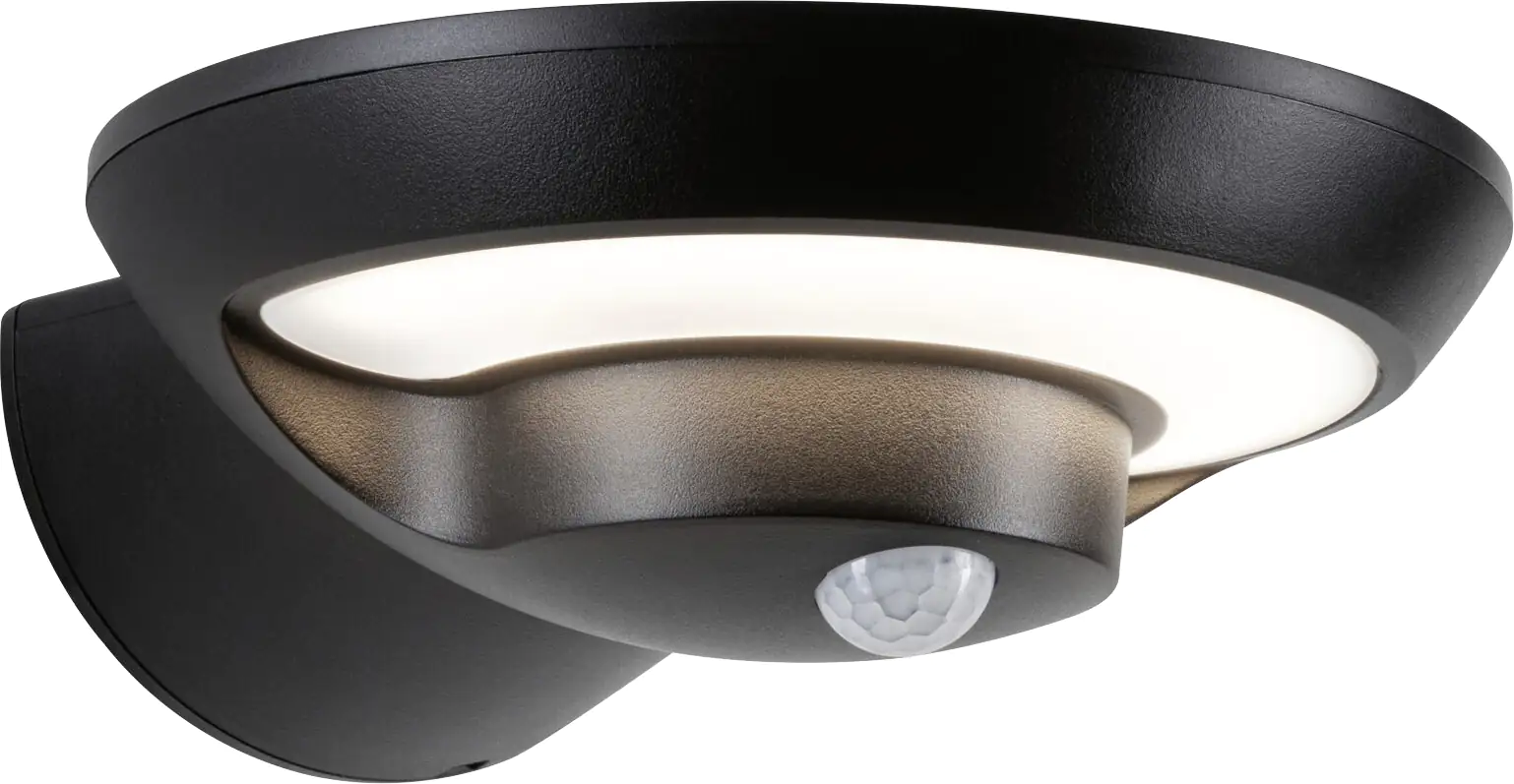 Paulmann Solar-Wandleuchte Borola anthrazit warmweiß mit Bewegungsmelder Paulmann Solar-Wandleuchte Borola anthrazit warmweiß mit Bewegungsmelder
