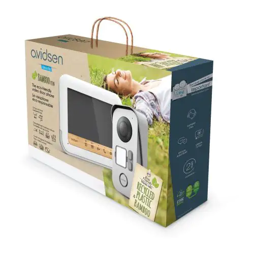 Avidsen Türsprechanlage BambooView  7-Zoll Bildschirm, Video-Gegensprechanlage Avidsen Türsprechanlage BambooView  7-Zoll Bildschirm, Video-Gegensprechanlage