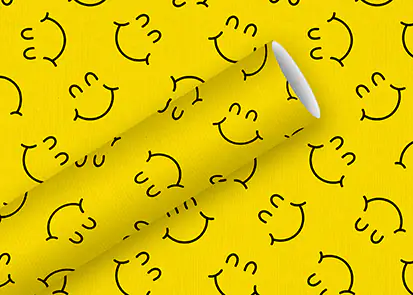 By Nature Geschenkpapier big smile 2 m