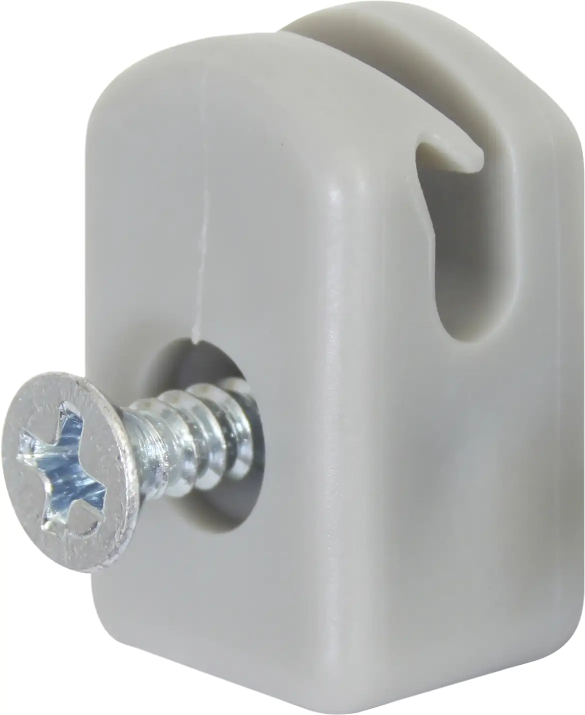 Alberts Spanndrahthalter mit Schraube grau 10 Stk.