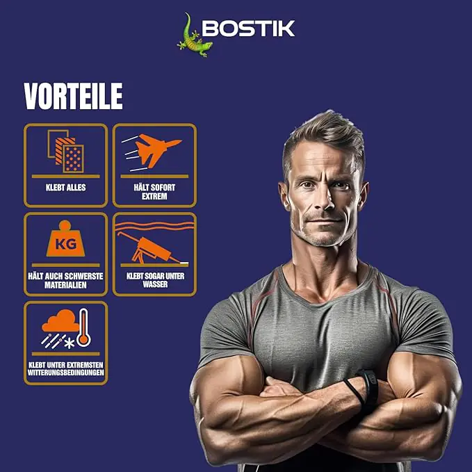 Bostik Montagekleber Mamut Glue Sparpack 6 x 450 g weiß Bostik Montagekleber Mamut Glue Sparpack 6 x 450 g weiß