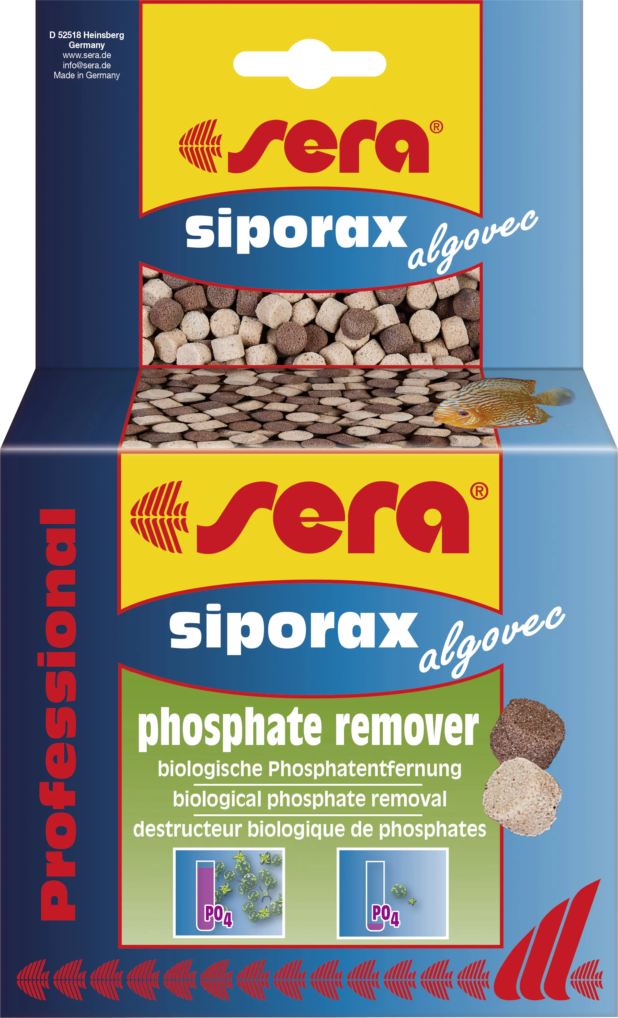 Sera Aquariumfiltermedium siporax algovec Professional 500 ml